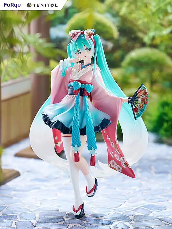 Hatsune Miku Statue Neo Tokyo Series Kimono 22 cm Soška fotografii produktu