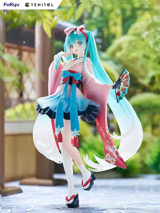 Hatsune Miku Statue Neo Tokyo Series Kimono 22 cm Soška fotografii produktu