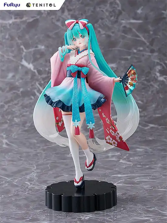 Hatsune Miku Statue Neo Tokyo Series Kimono 22 cm Soška fotografii produktu