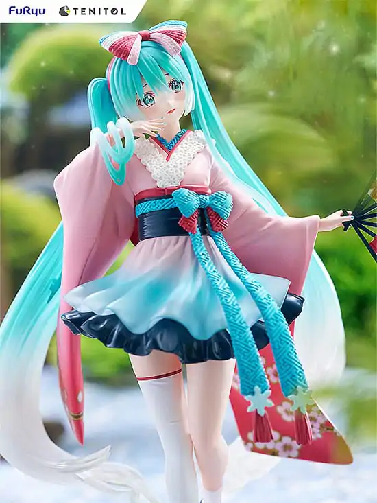Hatsune Miku Statue Neo Tokyo Series Kimono 22 cm Soška fotografii produktu