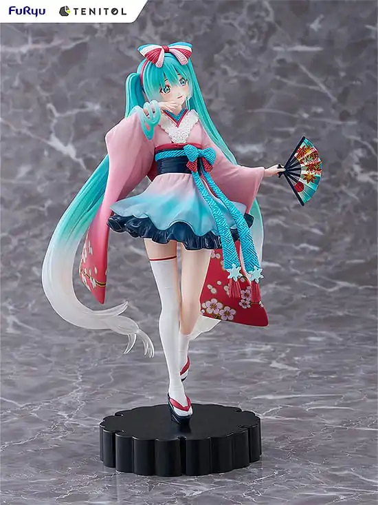 Hatsune Miku Statue Neo Tokyo Series Kimono 22 cm Soška fotografii produktu