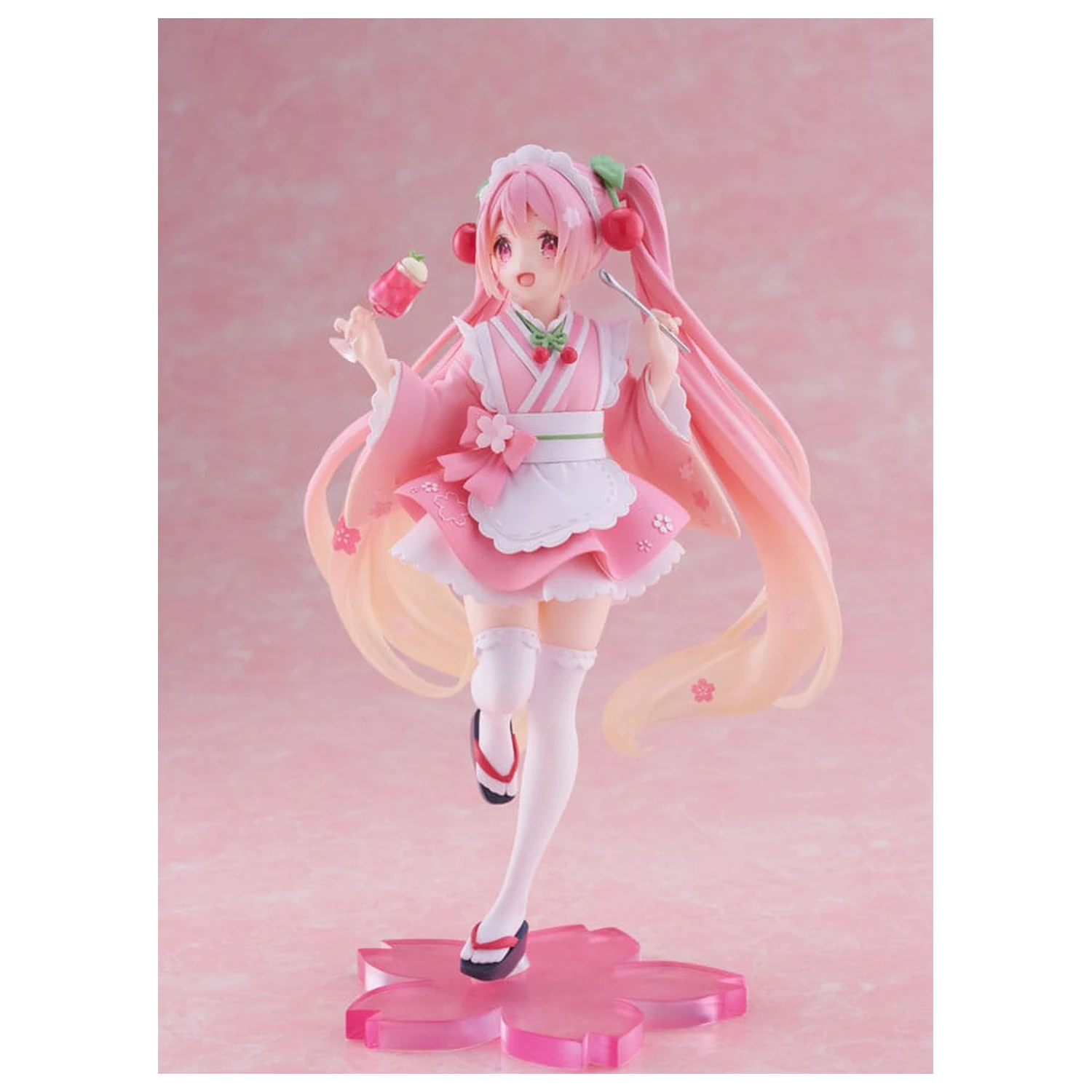 Hatsune Miku PVC Socha Nově Napsaná Sakura Miku Japanese Cafe Ver. Přepracované Vydání 18 cm fotografii produktu