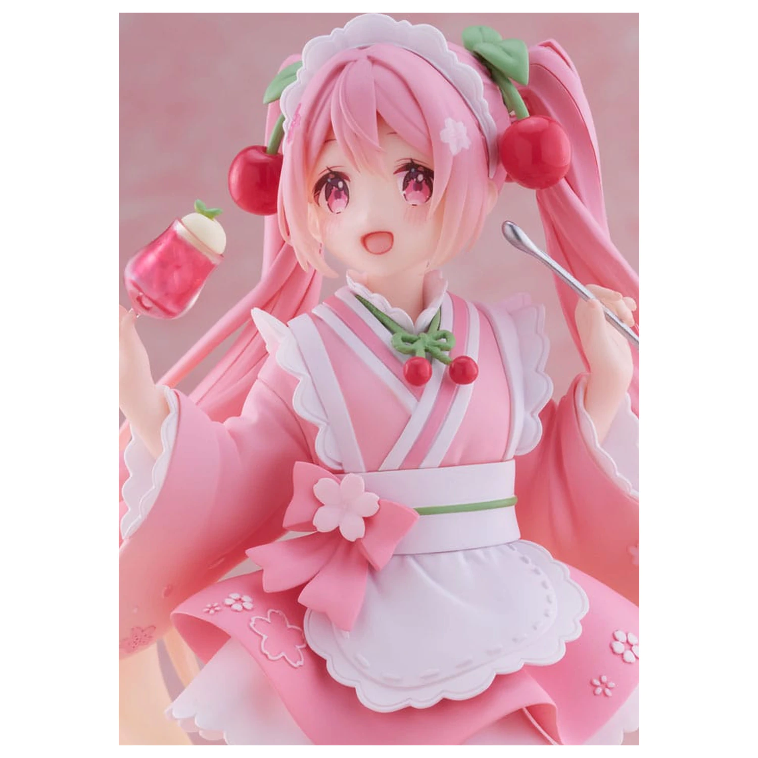 Hatsune Miku PVC Socha Nově Napsaná Sakura Miku Japanese Cafe Ver. Přepracované Vydání 18 cm fotografii produktu
