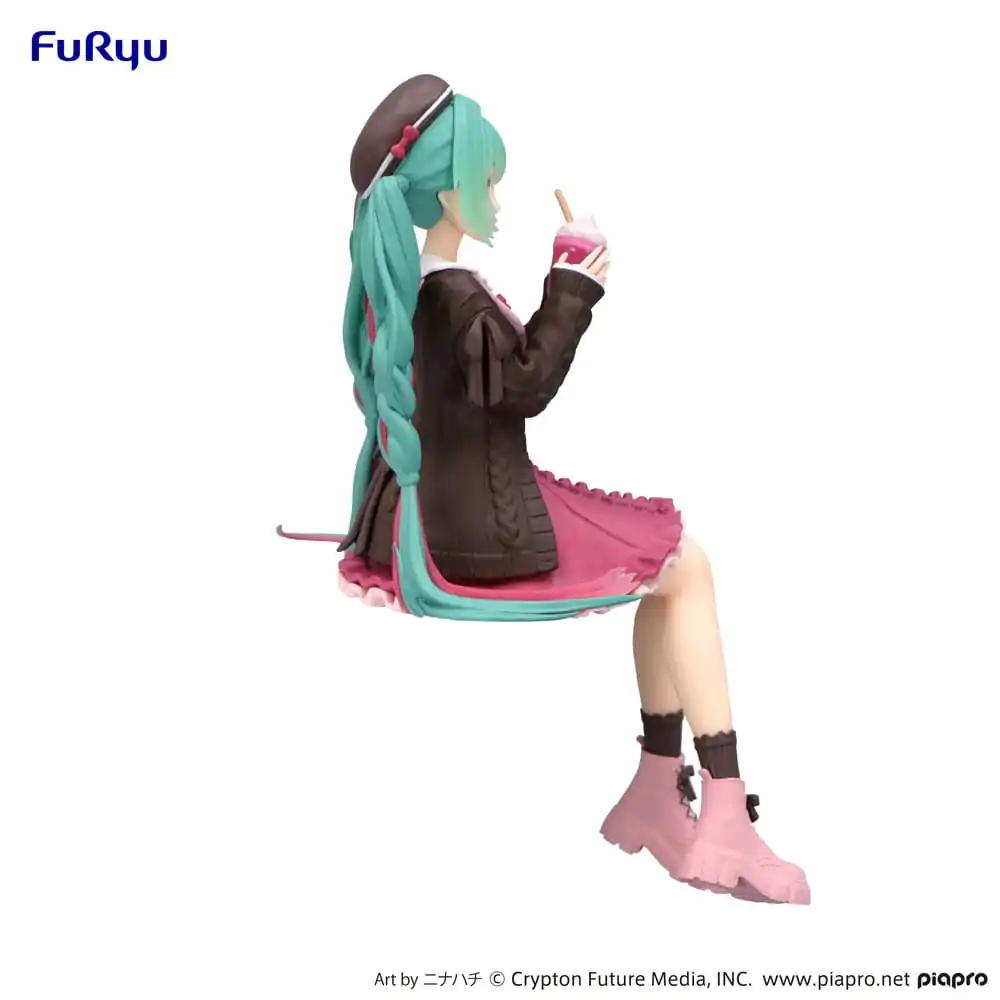 Hatsune Miku Noodle Stopper PVC Soška Podzimní Rande Růžová Barva Verze 14 cm fotografii produktu
