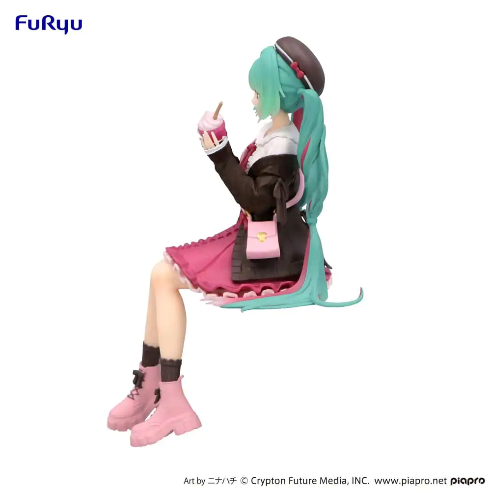 Hatsune Miku Noodle Stopper PVC Soška Podzimní Rande Růžová Barva Verze 14 cm fotografii produktu
