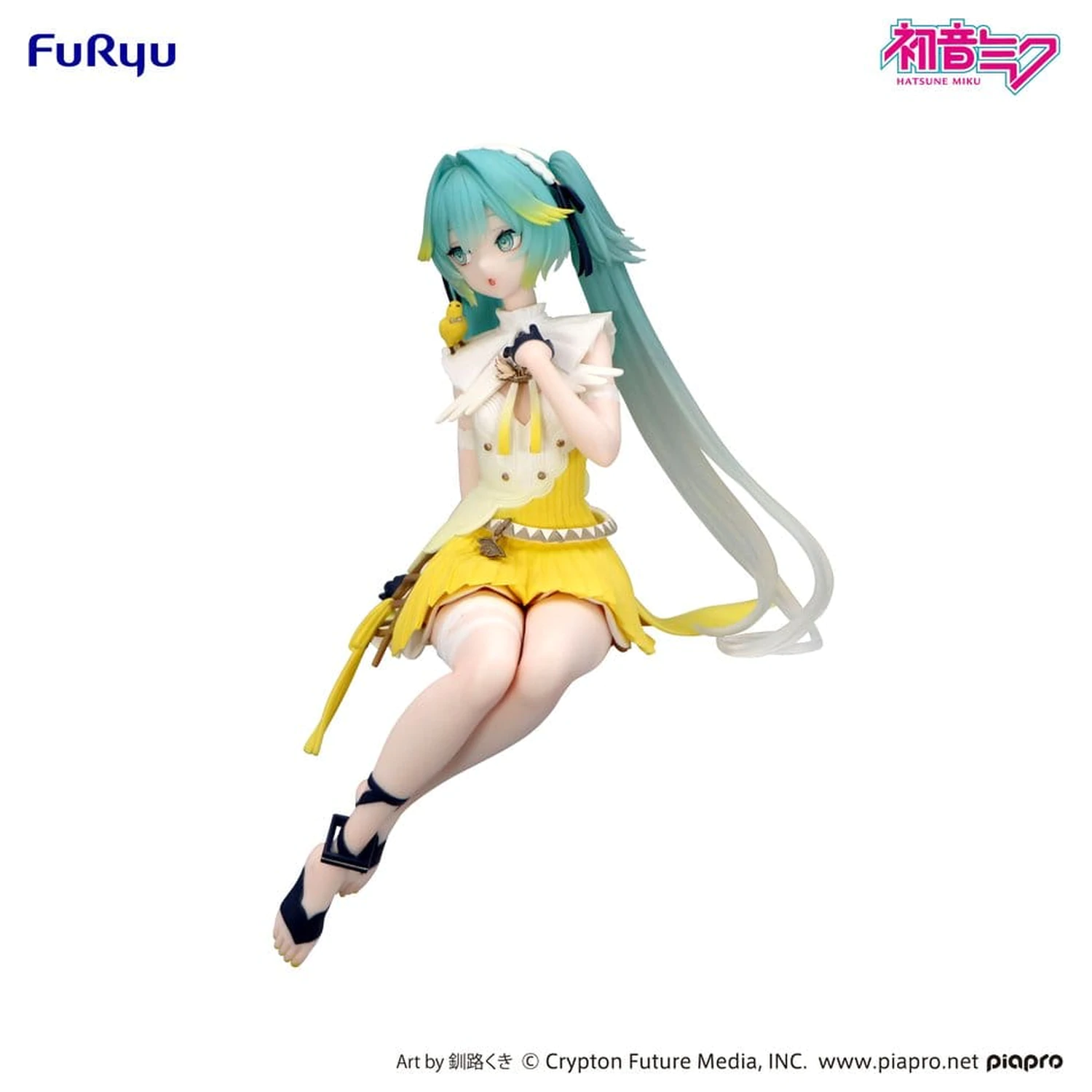 Hatsune Miku Noodle Stopper PVC soška Canary Bird heo exkluzivní 14 cm fotografii produktu