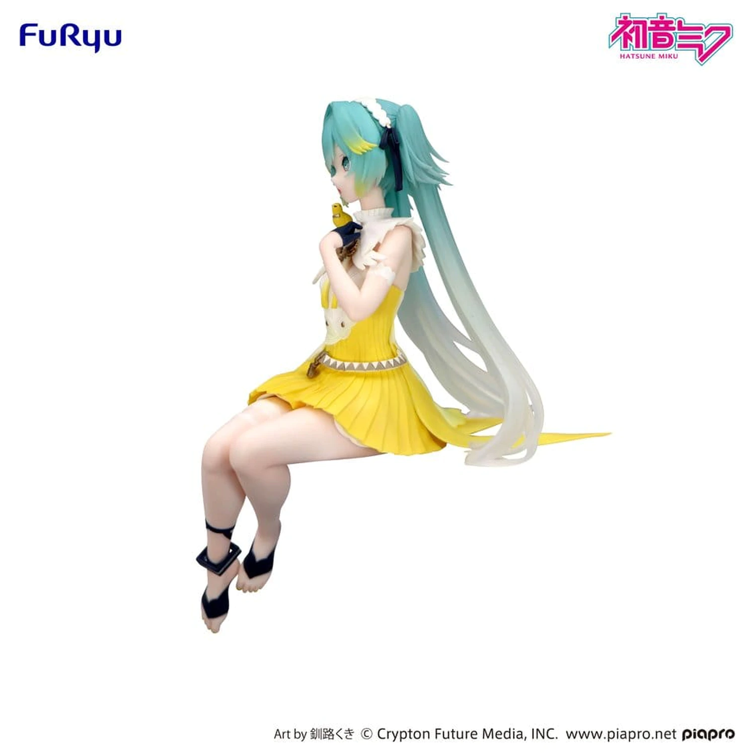 Hatsune Miku Noodle Stopper PVC soška Canary Bird heo exkluzivní 14 cm fotografii produktu