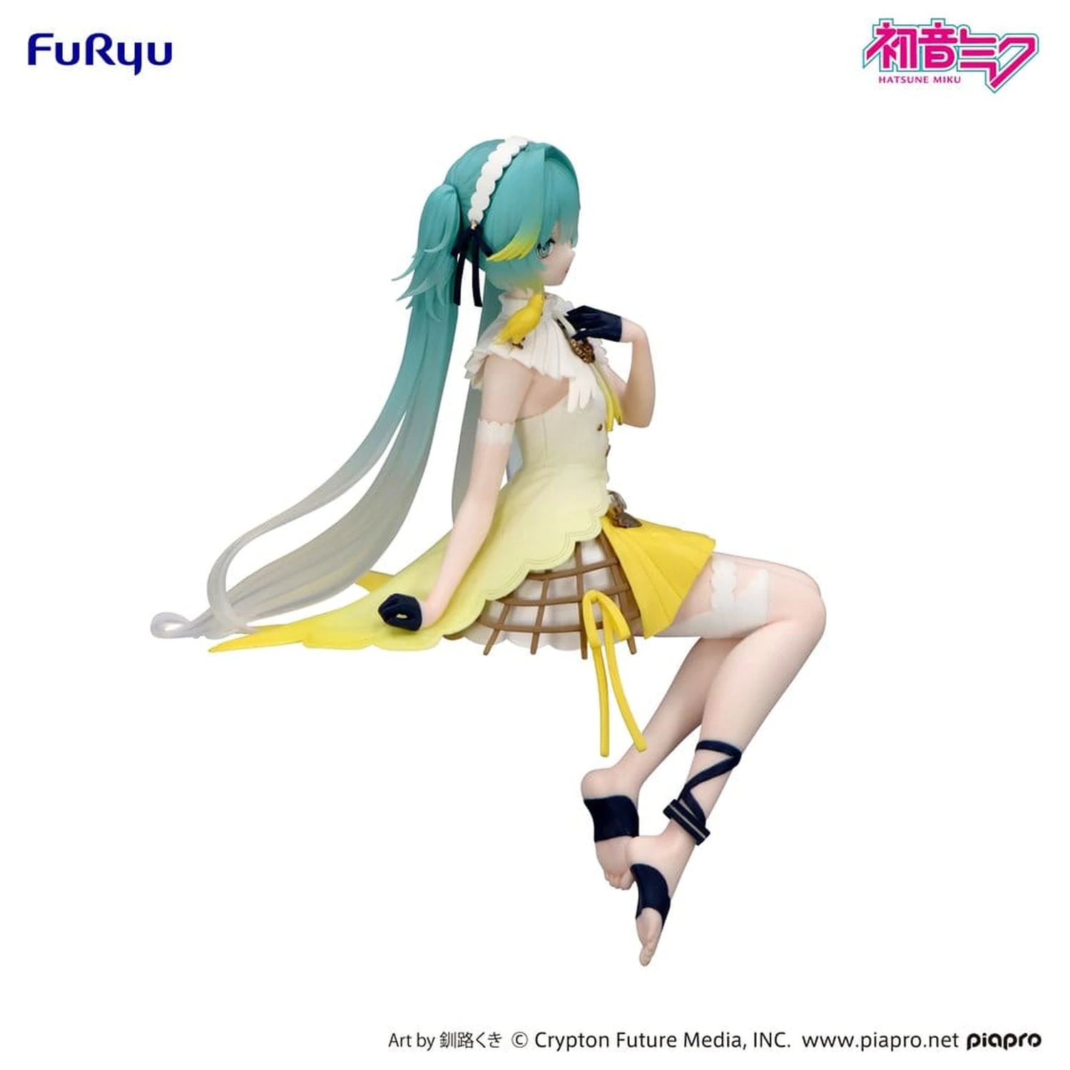 Hatsune Miku Noodle Stopper PVC soška Canary Bird heo exkluzivní 14 cm fotografii produktu