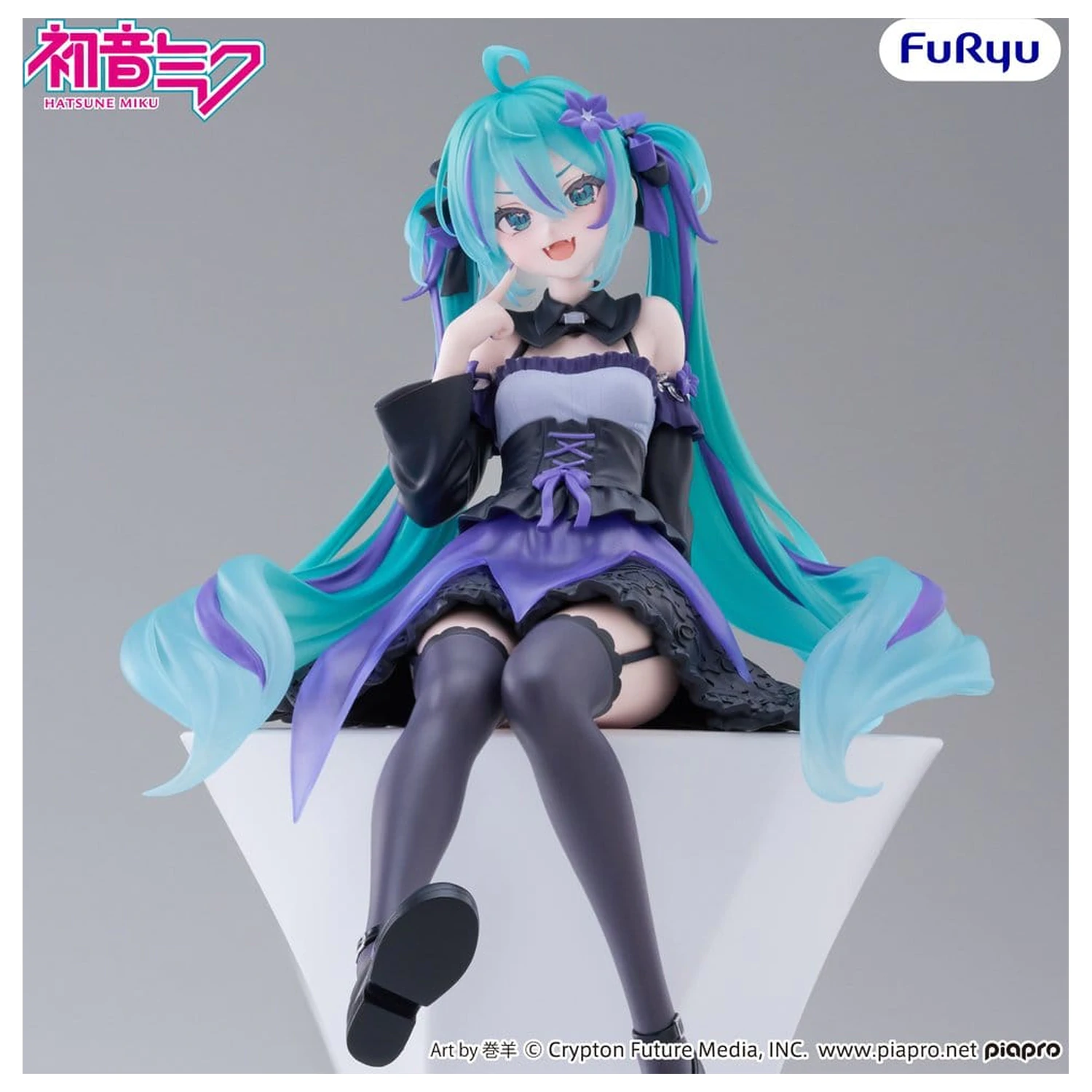 Hatsune Miku Noodle Stopper PVC figurka Flower Fairy Bellflower 14 cm fotografii produktu