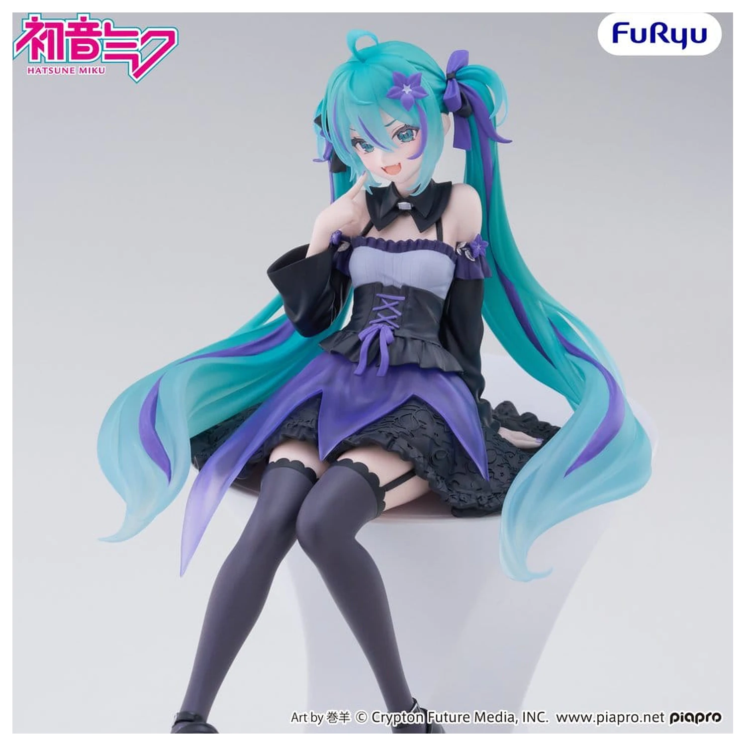 Hatsune Miku Noodle Stopper PVC figurka Flower Fairy Bellflower 14 cm fotografii produktu