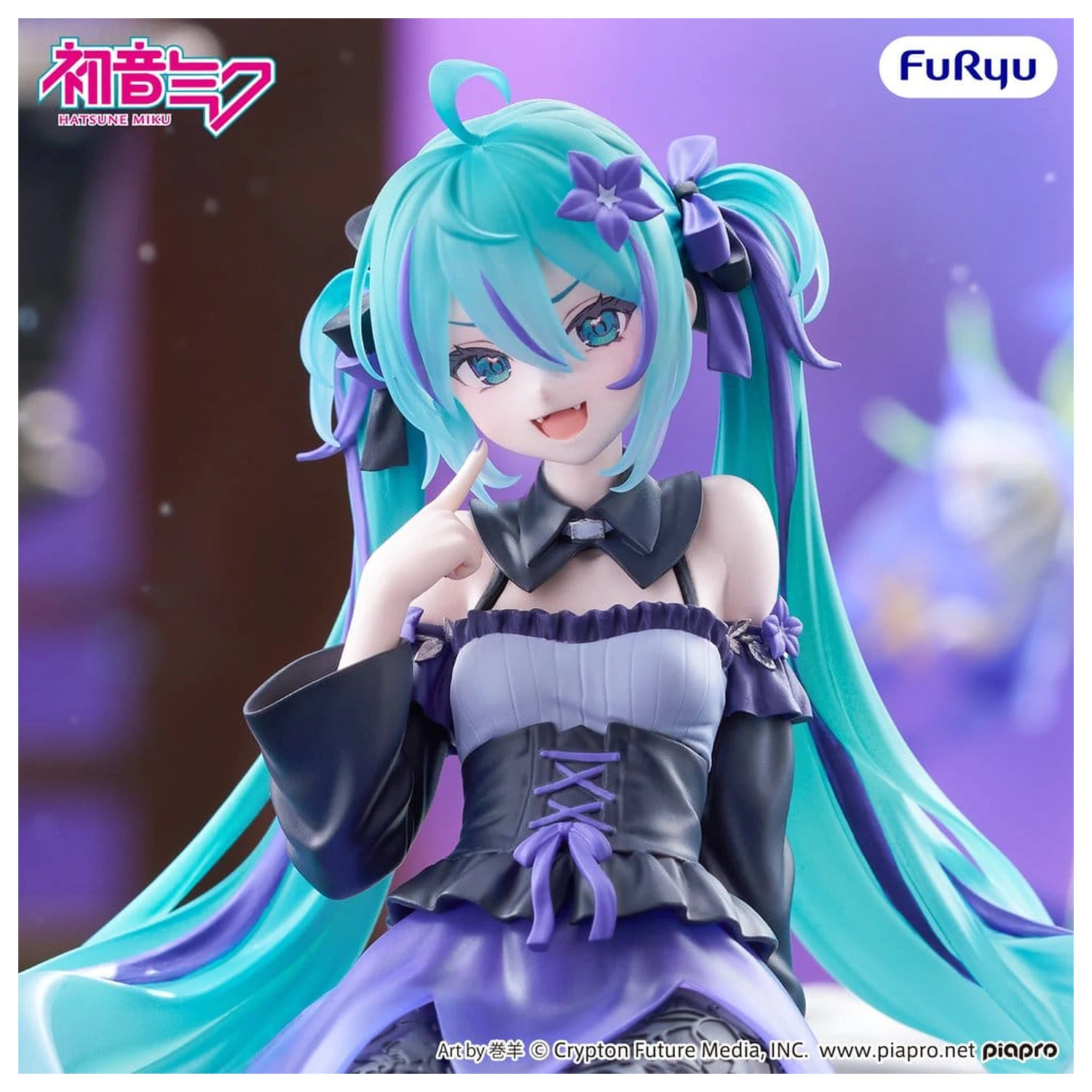 Hatsune Miku Noodle Stopper PVC figurka Flower Fairy Bellflower 14 cm fotografii produktu