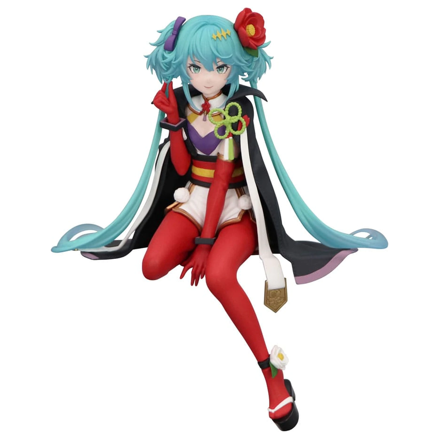 Hatsune Miku Zarážka na nudle PVC socha Flower Fairy Camellia 15 cm fotografii produktu
