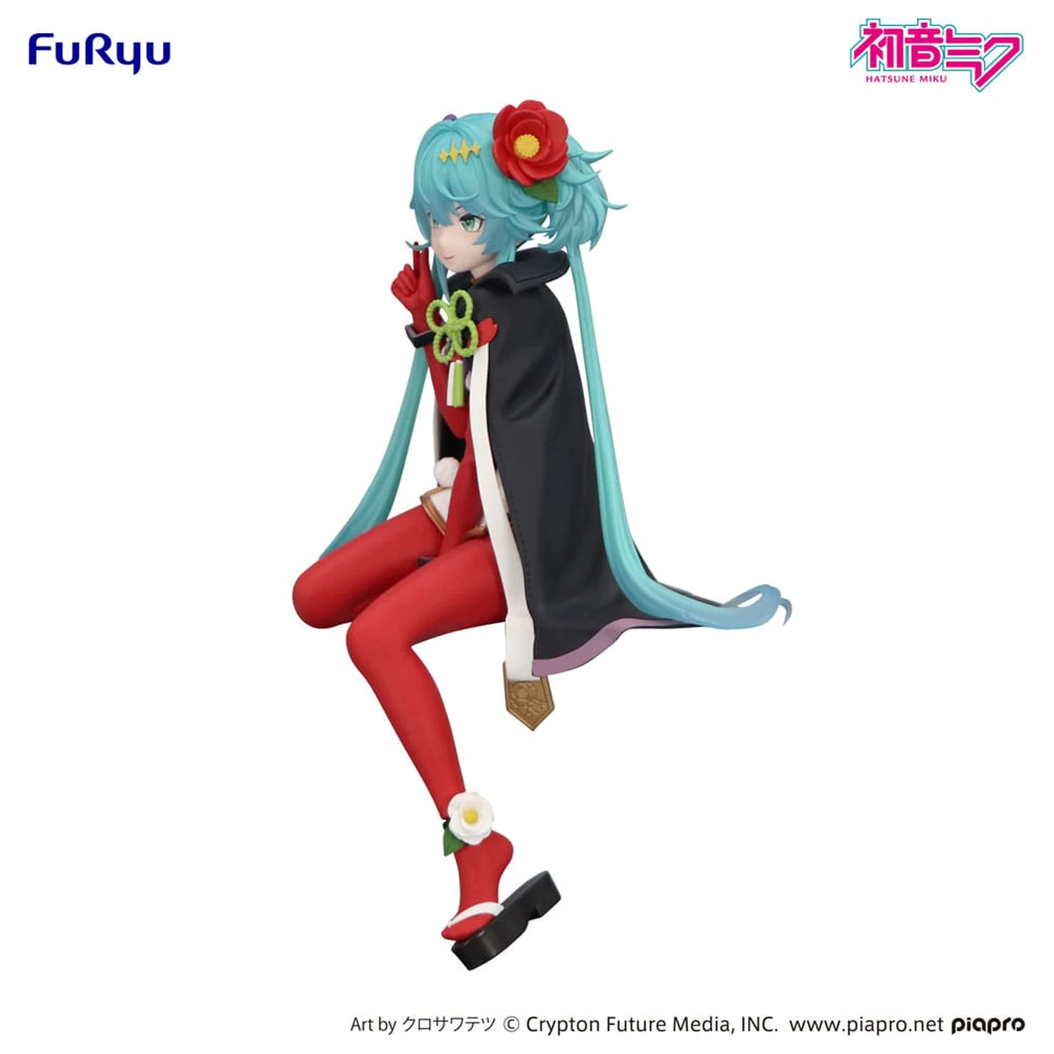 Hatsune Miku Zarážka na nudle PVC socha Flower Fairy Camellia 15 cm fotografii produktu