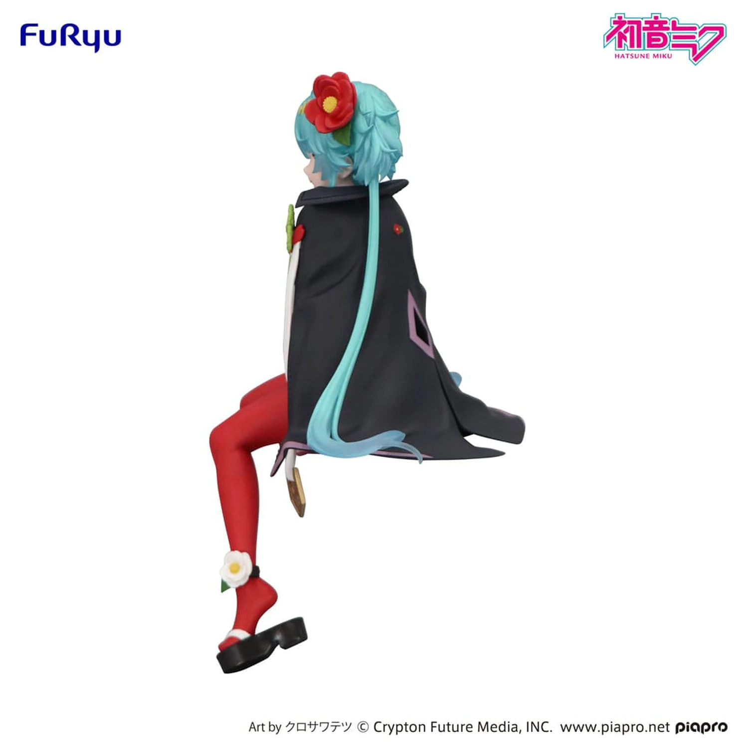 Hatsune Miku Zarážka na nudle PVC socha Flower Fairy Camellia 15 cm fotografii produktu