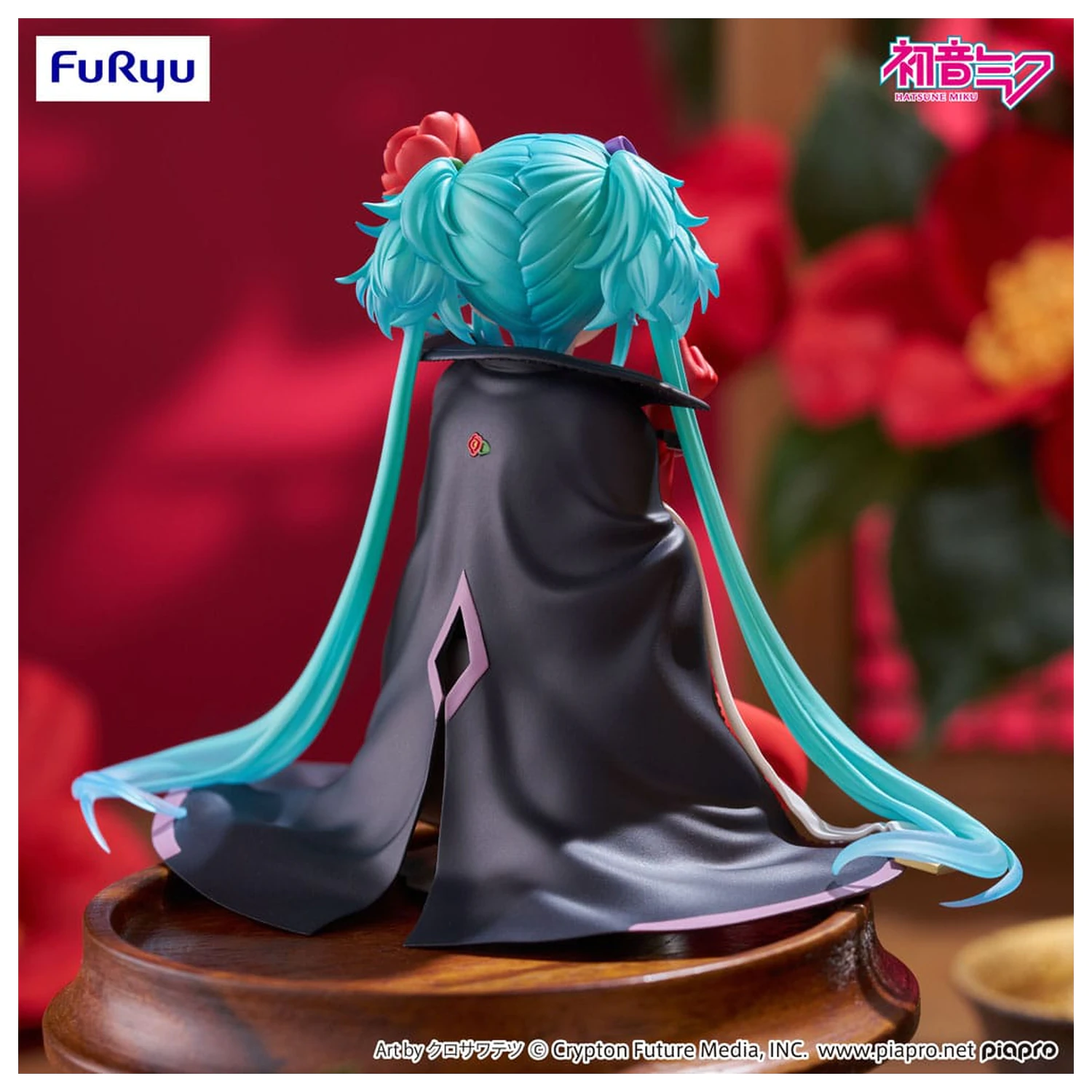 Hatsune Miku Zarážka na nudle PVC socha Flower Fairy Camellia 15 cm fotografii produktu