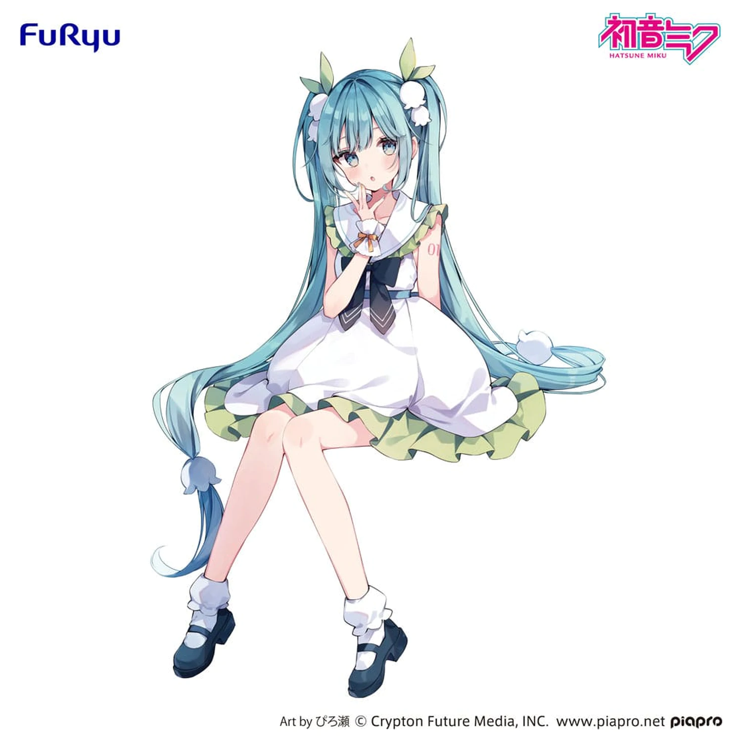 Hatsune Miku Noodle Stopper PVC Socha Flower Fairy Lily of the Valley 14 cm fotografii produktu