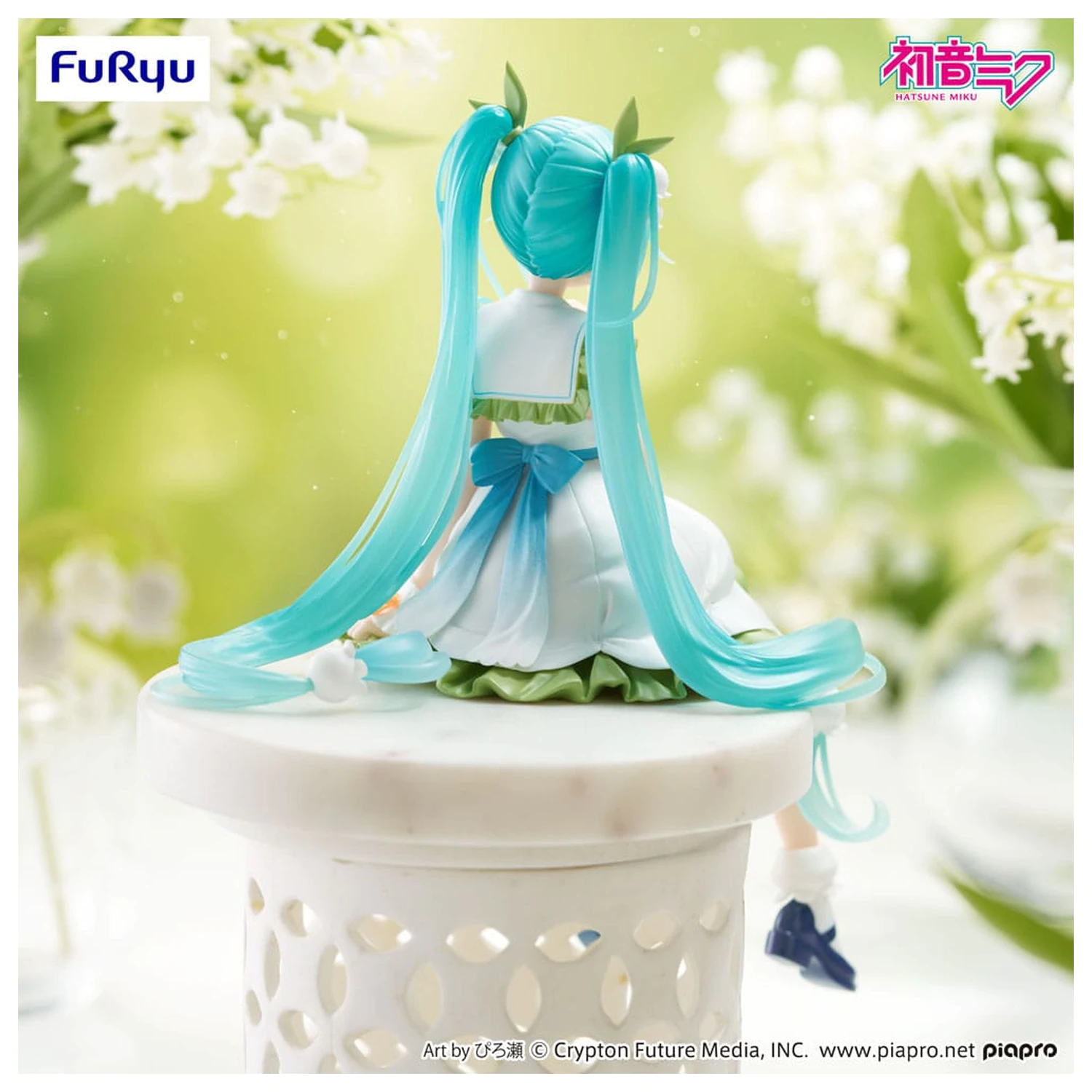 Hatsune Miku Noodle Stopper PVC Socha Flower Fairy Lily of the Valley 14 cm fotografii produktu