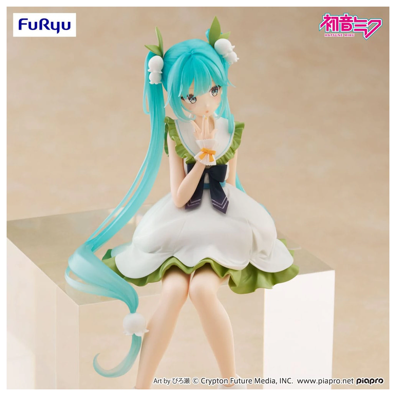 Hatsune Miku Noodle Stopper PVC Socha Flower Fairy Lily of the Valley 14 cm fotografii produktu