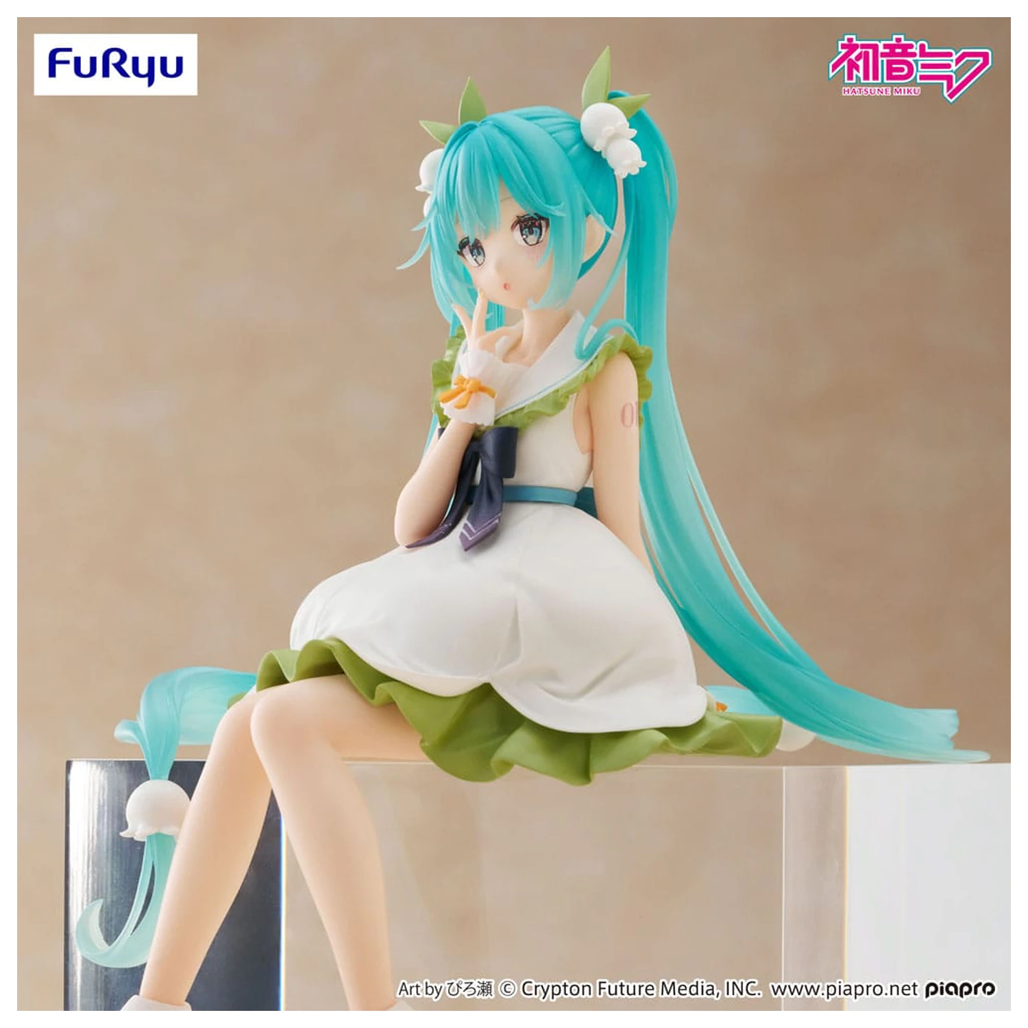 Hatsune Miku Noodle Stopper PVC Socha Flower Fairy Lily of the Valley 14 cm fotografii produktu