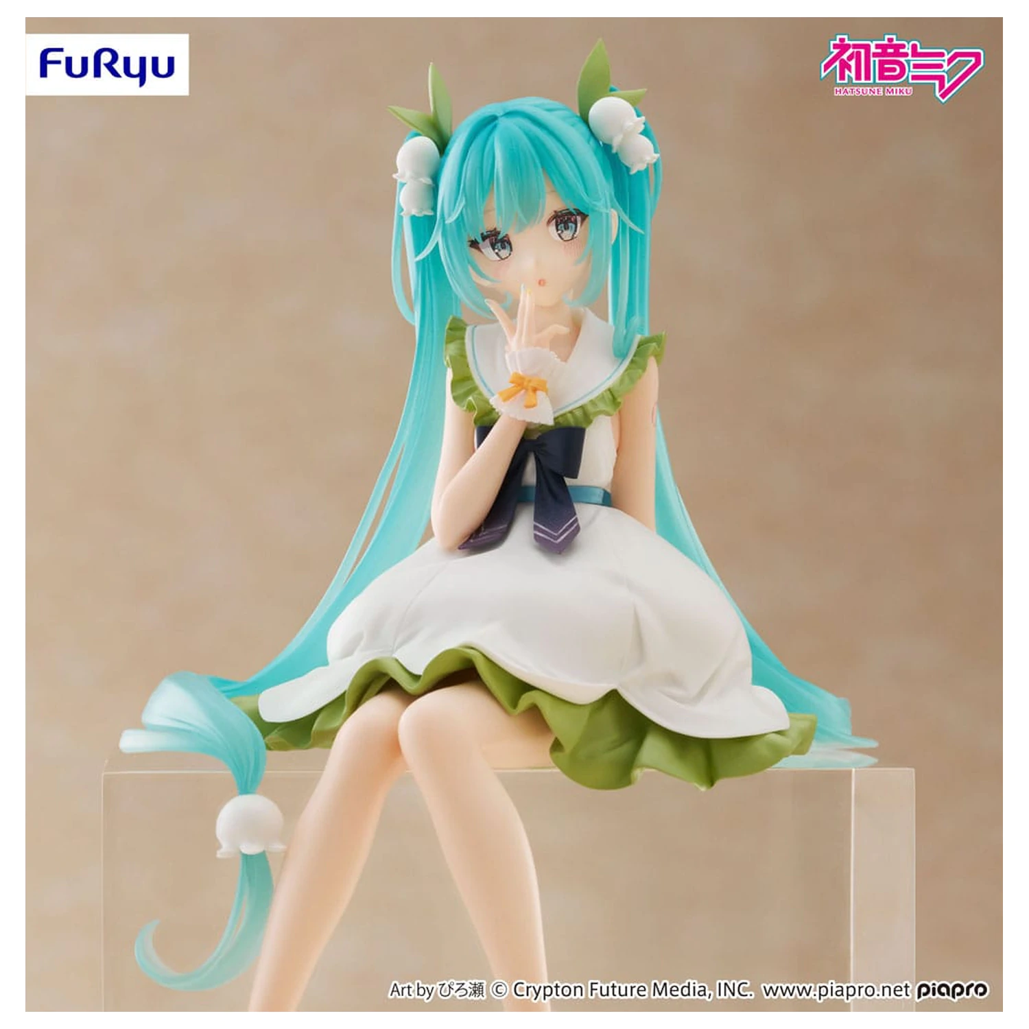 Hatsune Miku Noodle Stopper PVC Socha Flower Fairy Lily of the Valley 14 cm fotografii produktu
