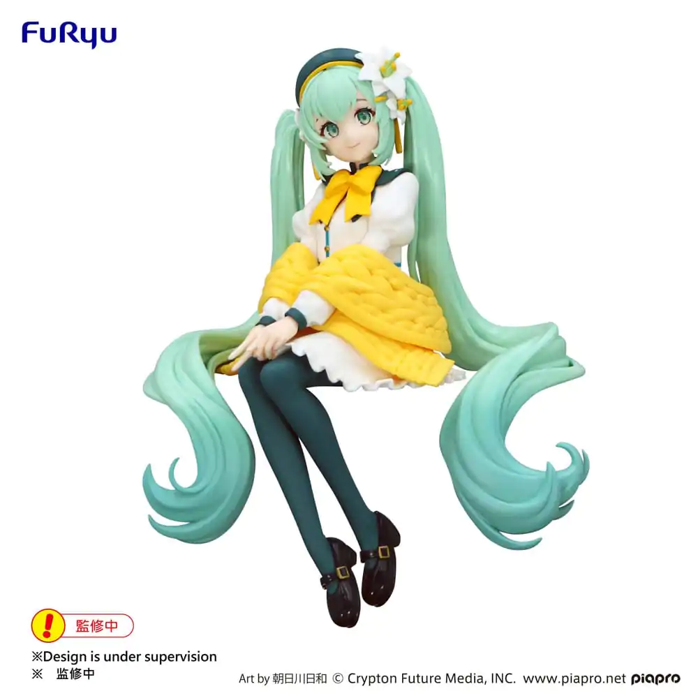 Hatsune Miku Noodle Stopper PVC Socha Flower Fairy Lily White Ver. 14 cm fotografii produktu