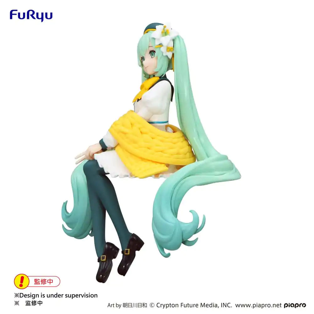 Hatsune Miku Noodle Stopper PVC Socha Flower Fairy Lily White Ver. 14 cm fotografii produktu