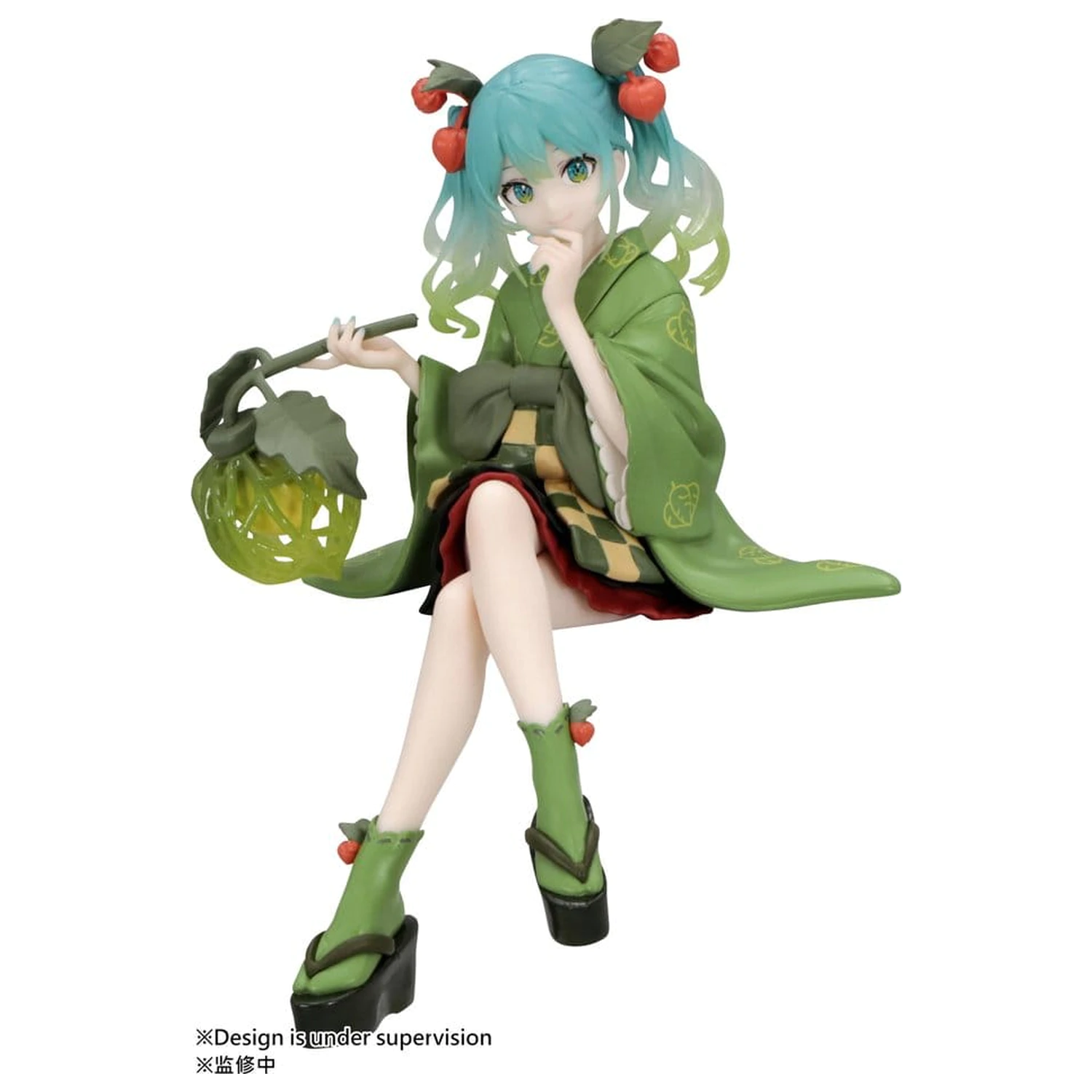 Hatsune Miku Noodle Stopper PVC figurka Flower Fairy Winter Cherry Green Color Ver. 15 cm fotografii produktu