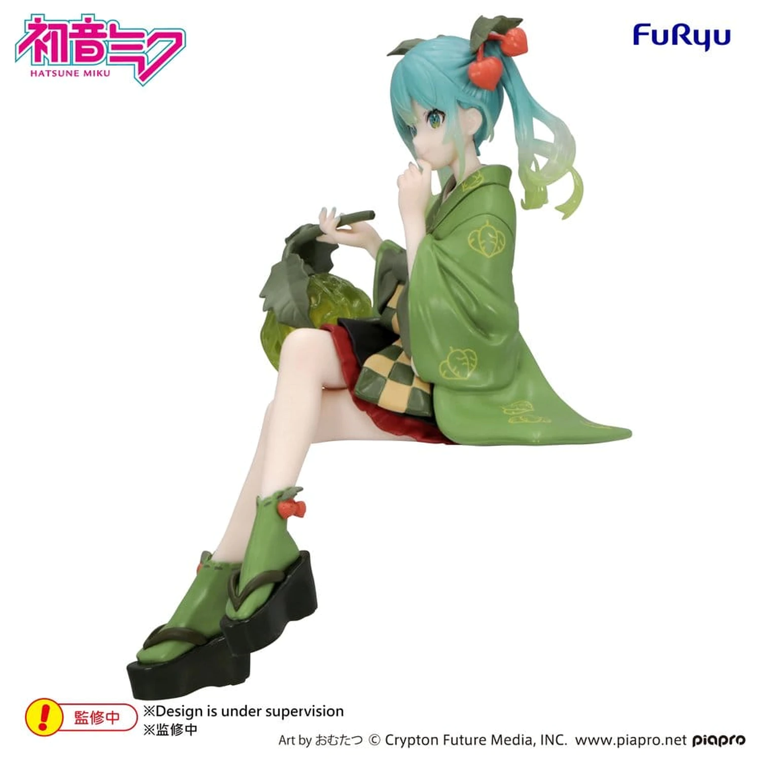 Hatsune Miku Noodle Stopper PVC figurka Flower Fairy Winter Cherry Green Color Ver. 15 cm fotografii produktu