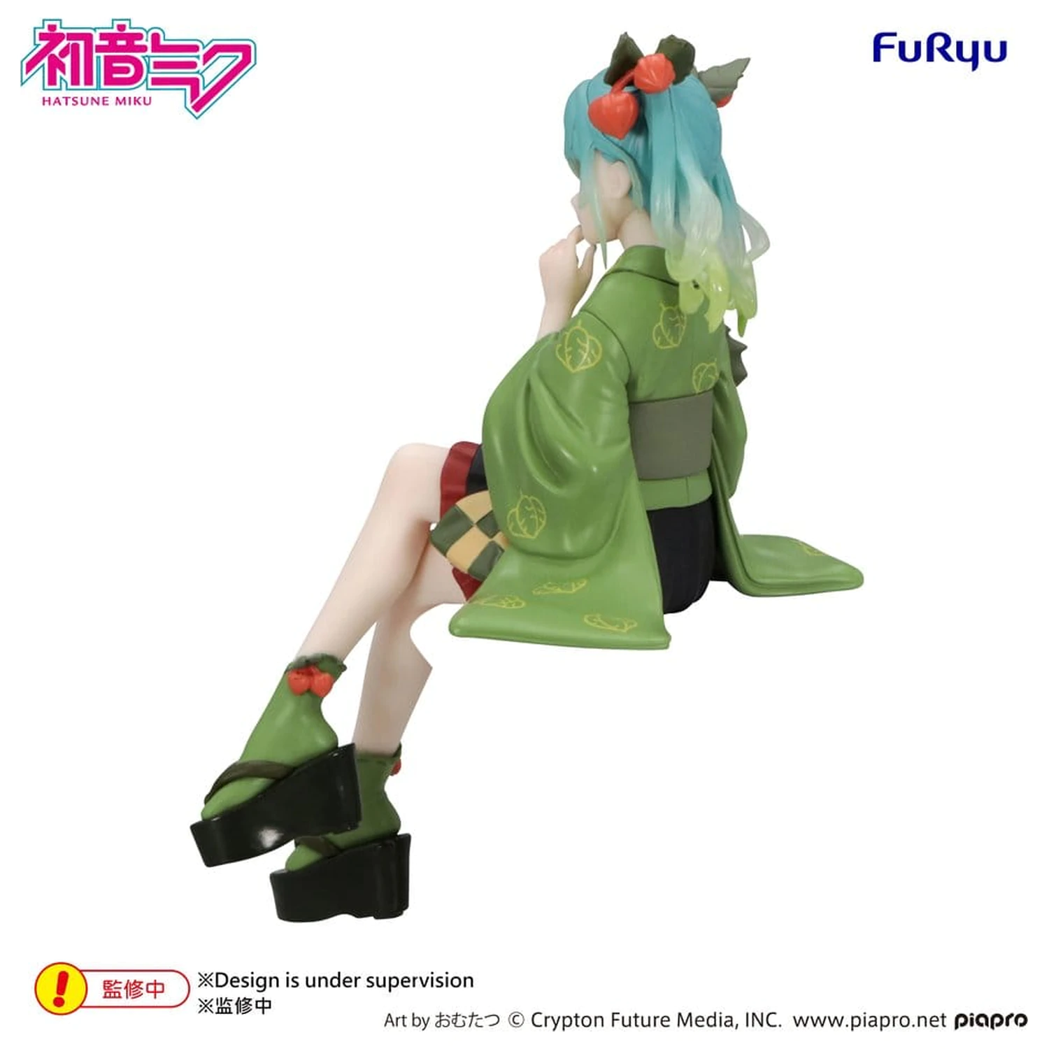 Hatsune Miku Noodle Stopper PVC figurka Flower Fairy Winter Cherry Green Color Ver. 15 cm fotografii produktu