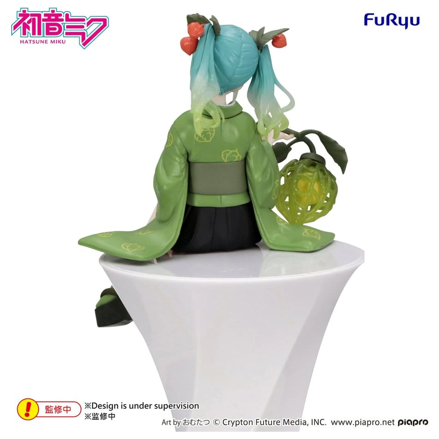 Hatsune Miku Noodle Stopper PVC figurka Flower Fairy Winter Cherry Green Color Ver. 15 cm fotografii produktu