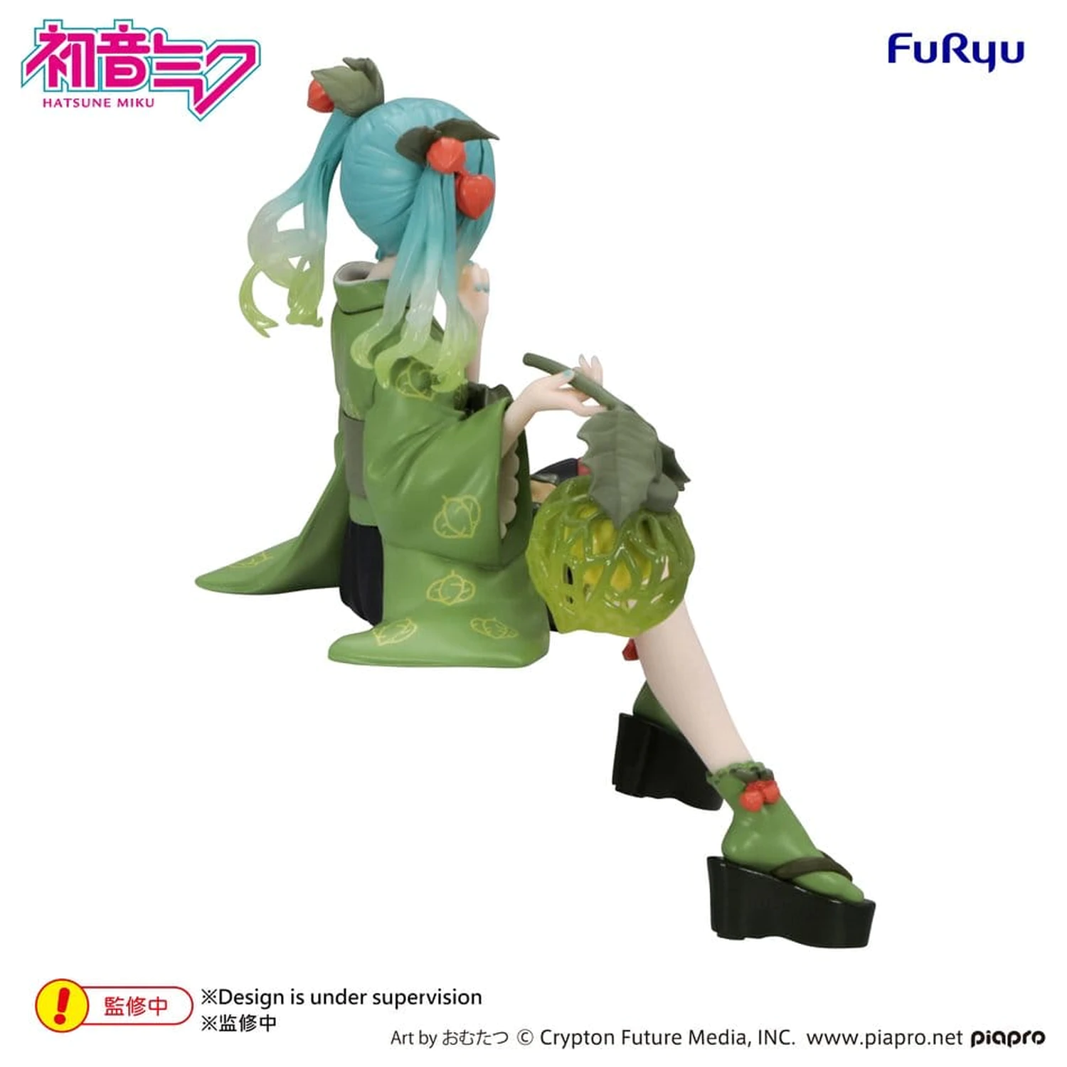 Hatsune Miku Noodle Stopper PVC figurka Flower Fairy Winter Cherry Green Color Ver. 15 cm fotografii produktu