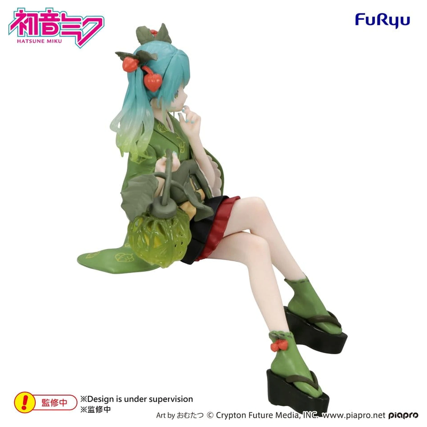 Hatsune Miku Noodle Stopper PVC figurka Flower Fairy Winter Cherry Green Color Ver. 15 cm fotografii produktu