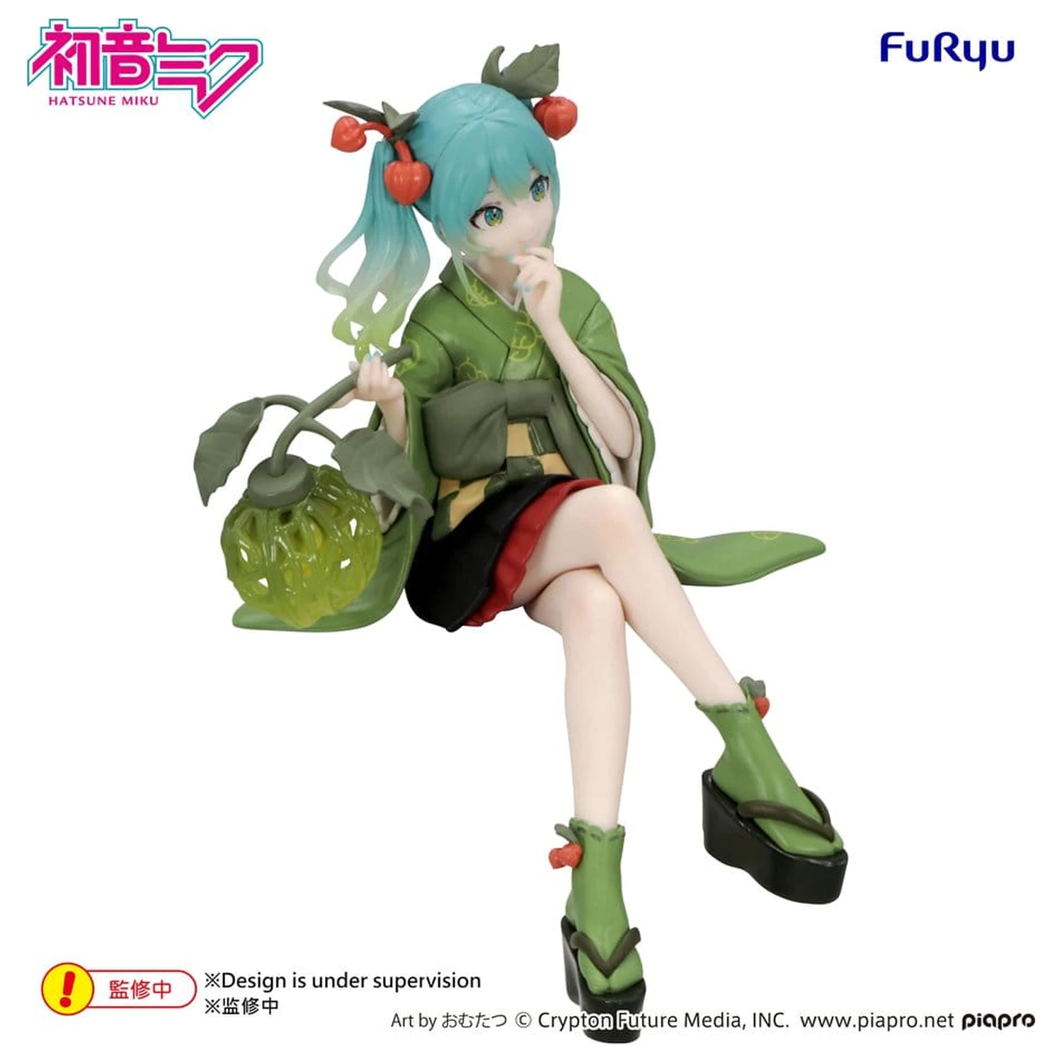 Hatsune Miku Noodle Stopper PVC figurka Flower Fairy Winter Cherry Green Color Ver. 15 cm fotografii produktu