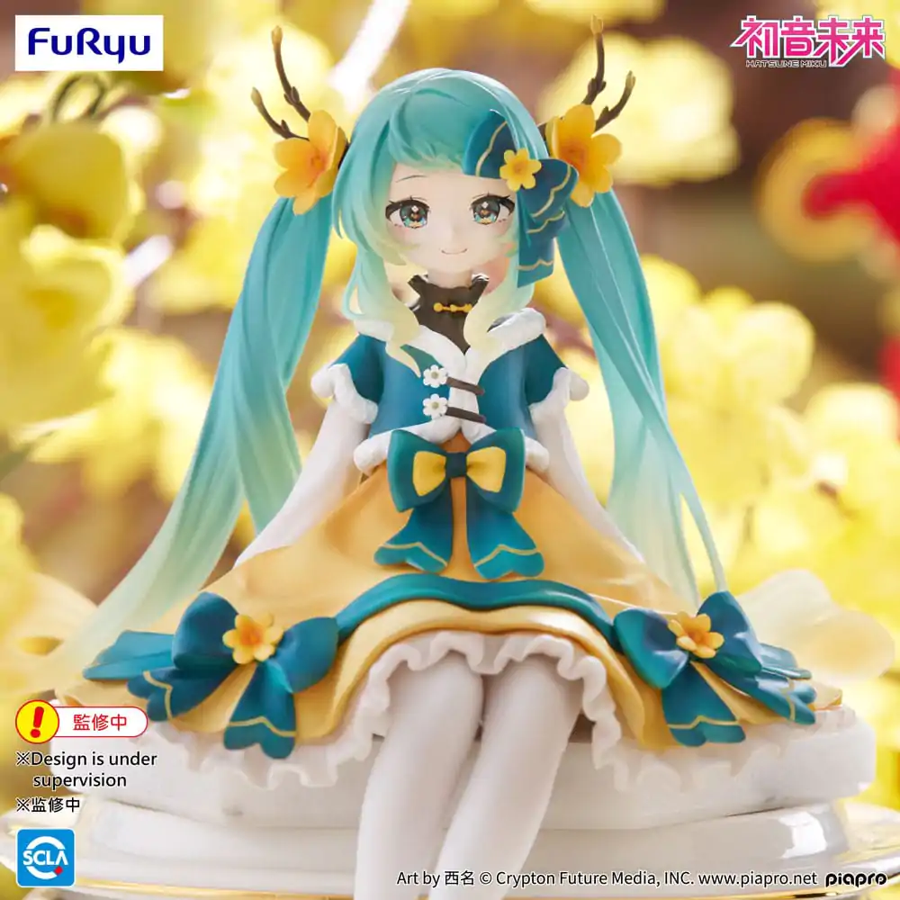 Hatsune Miku Noodle Stopper PVC Soška Hatsune Miku 2025 Chinese New Year Ver. 14 cm fotografii produktu