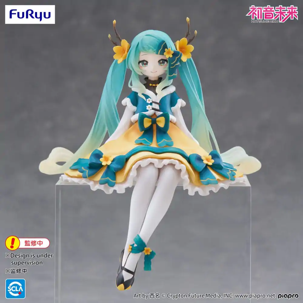 Hatsune Miku Noodle Stopper PVC Soška Hatsune Miku 2025 Chinese New Year Ver. 14 cm fotografii produktu