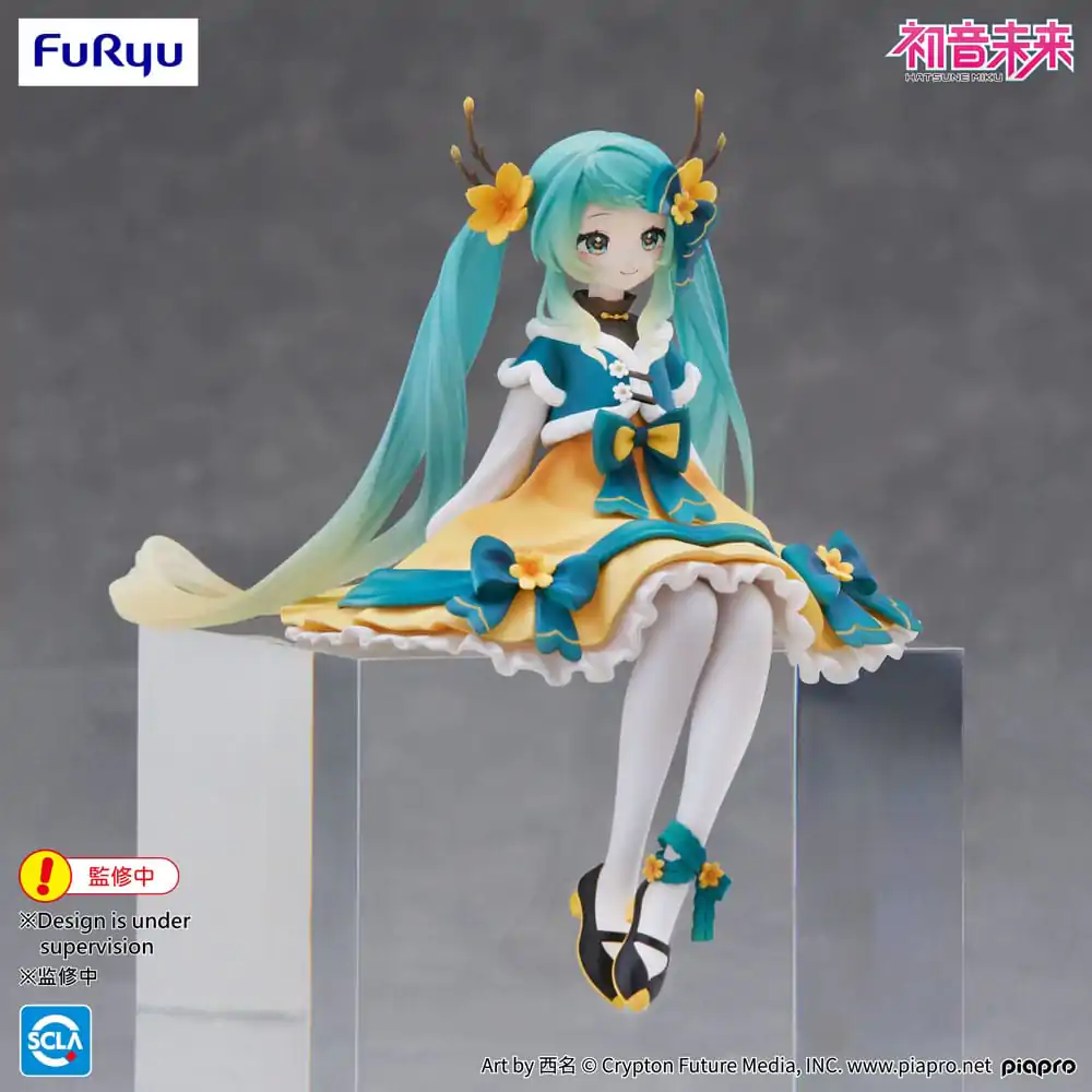 Hatsune Miku Noodle Stopper PVC Soška Hatsune Miku 2025 Chinese New Year Ver. 14 cm fotografii produktu