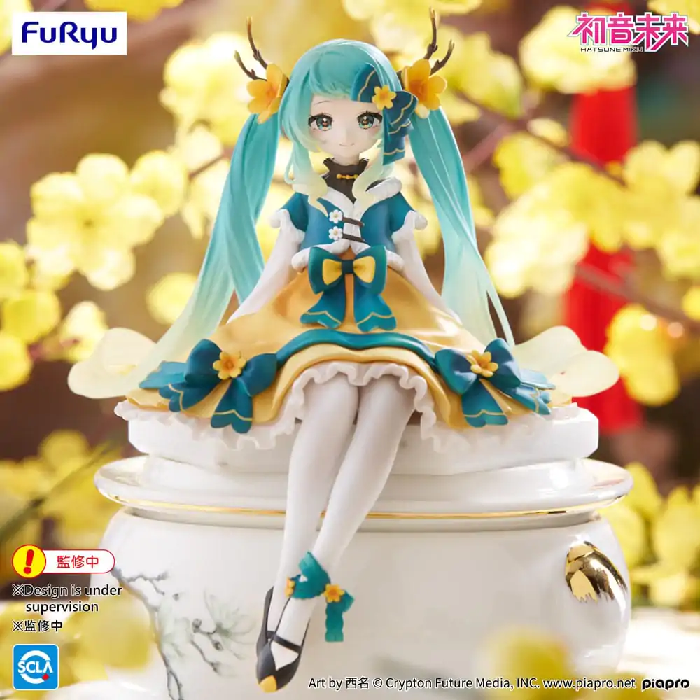 Hatsune Miku Noodle Stopper PVC Soška Hatsune Miku 2025 Chinese New Year Ver. 14 cm fotografii produktu