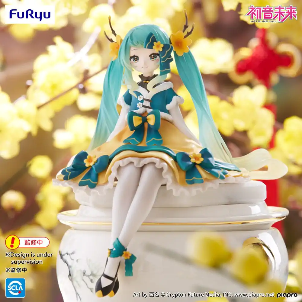 Hatsune Miku Noodle Stopper PVC Soška Hatsune Miku 2025 Chinese New Year Ver. 14 cm fotografii produktu