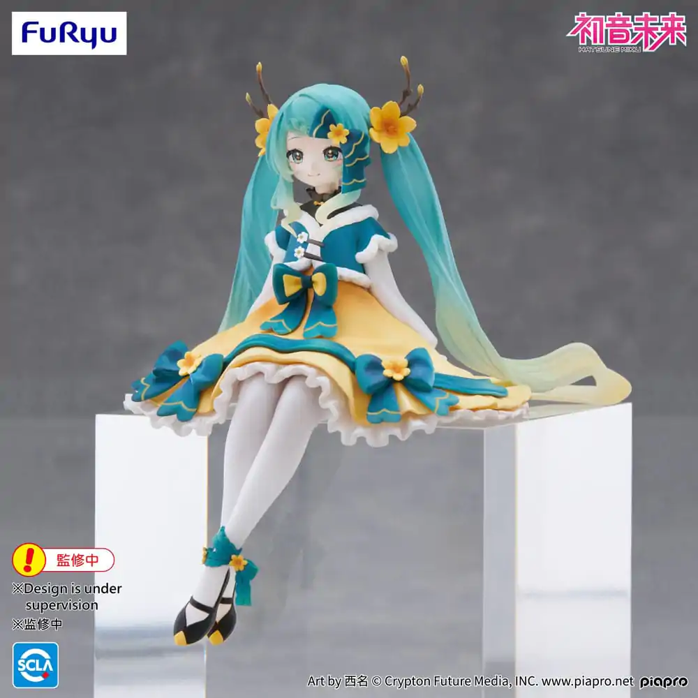 Hatsune Miku Noodle Stopper PVC Soška Hatsune Miku 2025 Chinese New Year Ver. 14 cm fotografii produktu