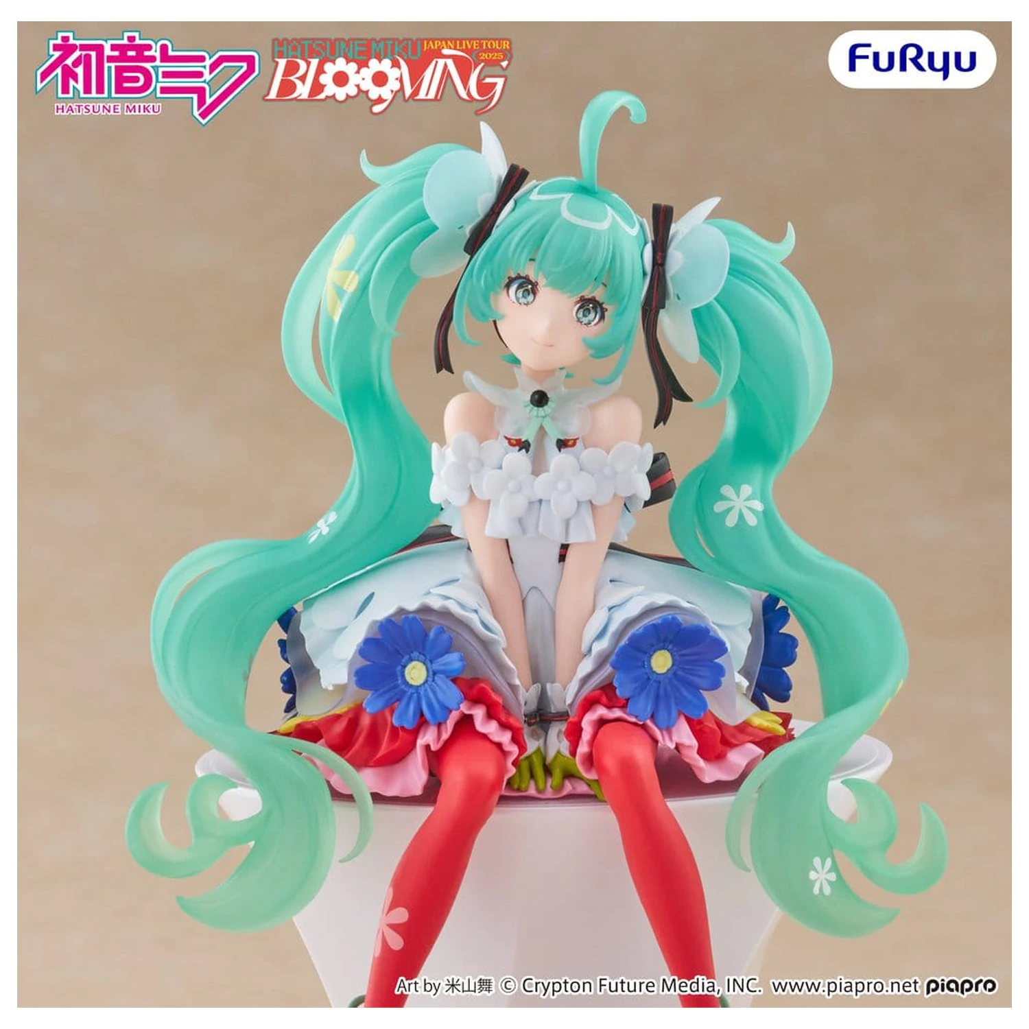 Hatsune Miku Noodle Stopper PVC Soška Hatsune Miku Japan Live Tour 2025 Blooming 14 cm fotografii produktu