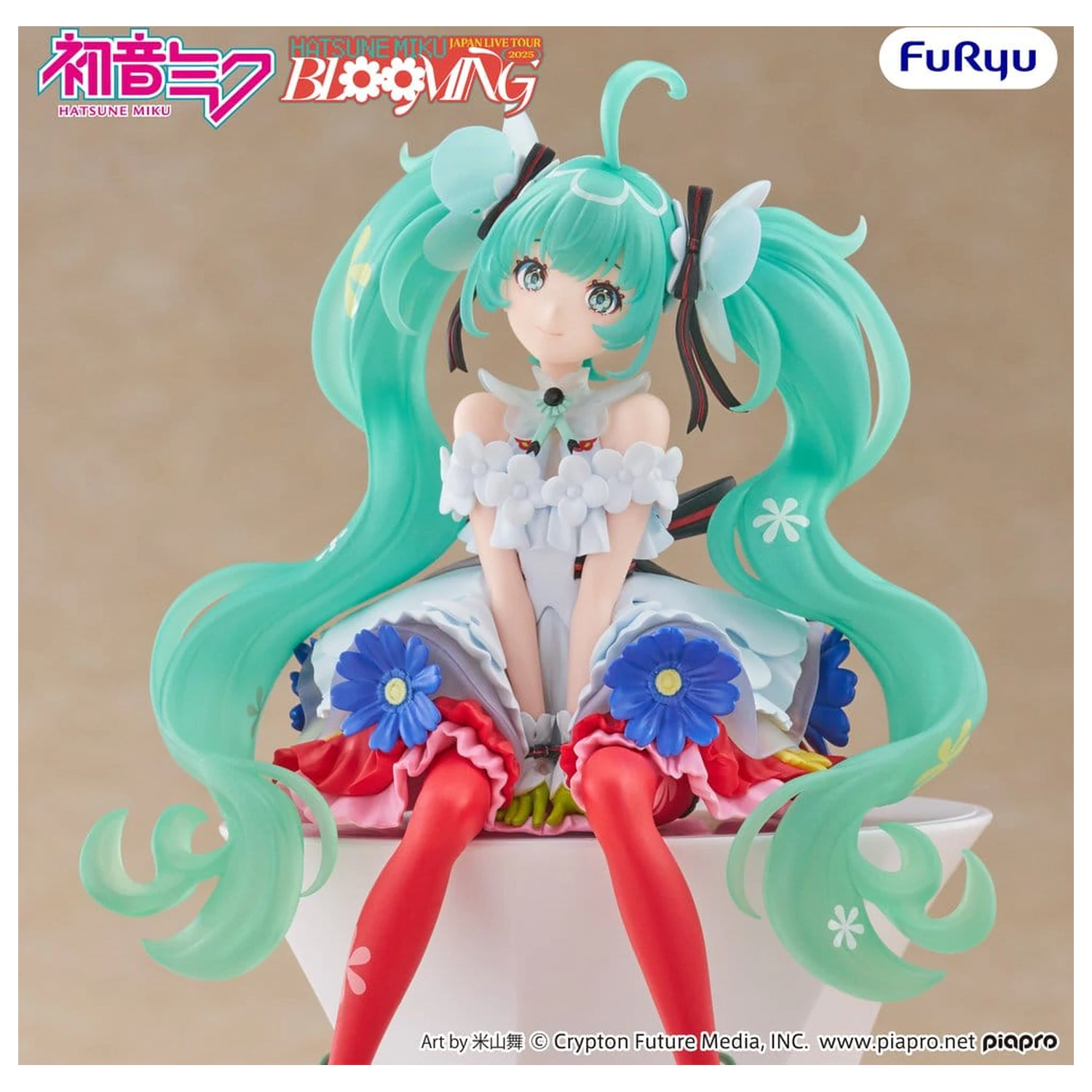 Hatsune Miku Noodle Stopper PVC Soška Hatsune Miku Japan Live Tour 2025 Blooming 14 cm fotografii produktu