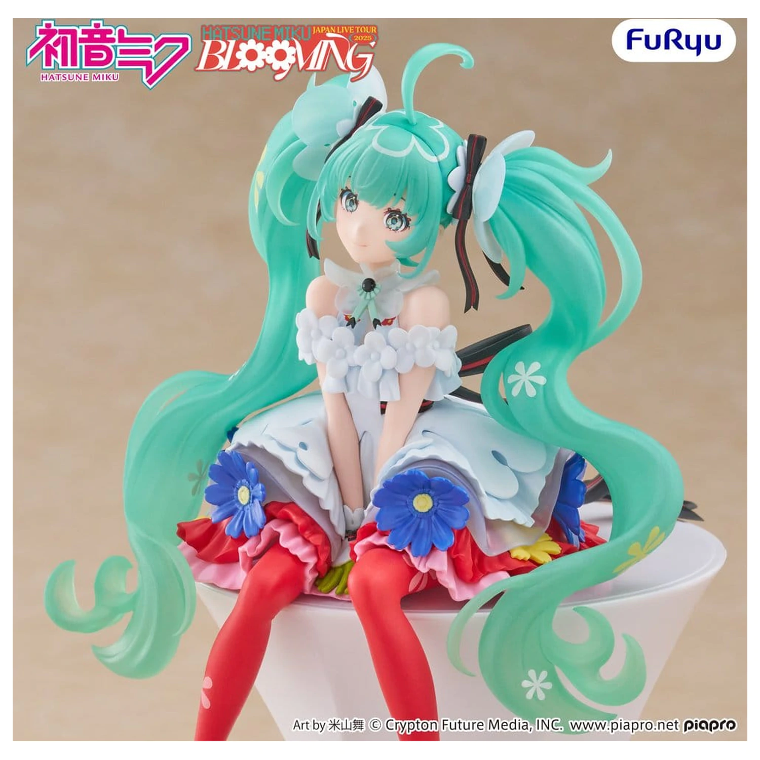 Hatsune Miku Noodle Stopper PVC Soška Hatsune Miku Japan Live Tour 2025 Blooming 14 cm fotografii produktu