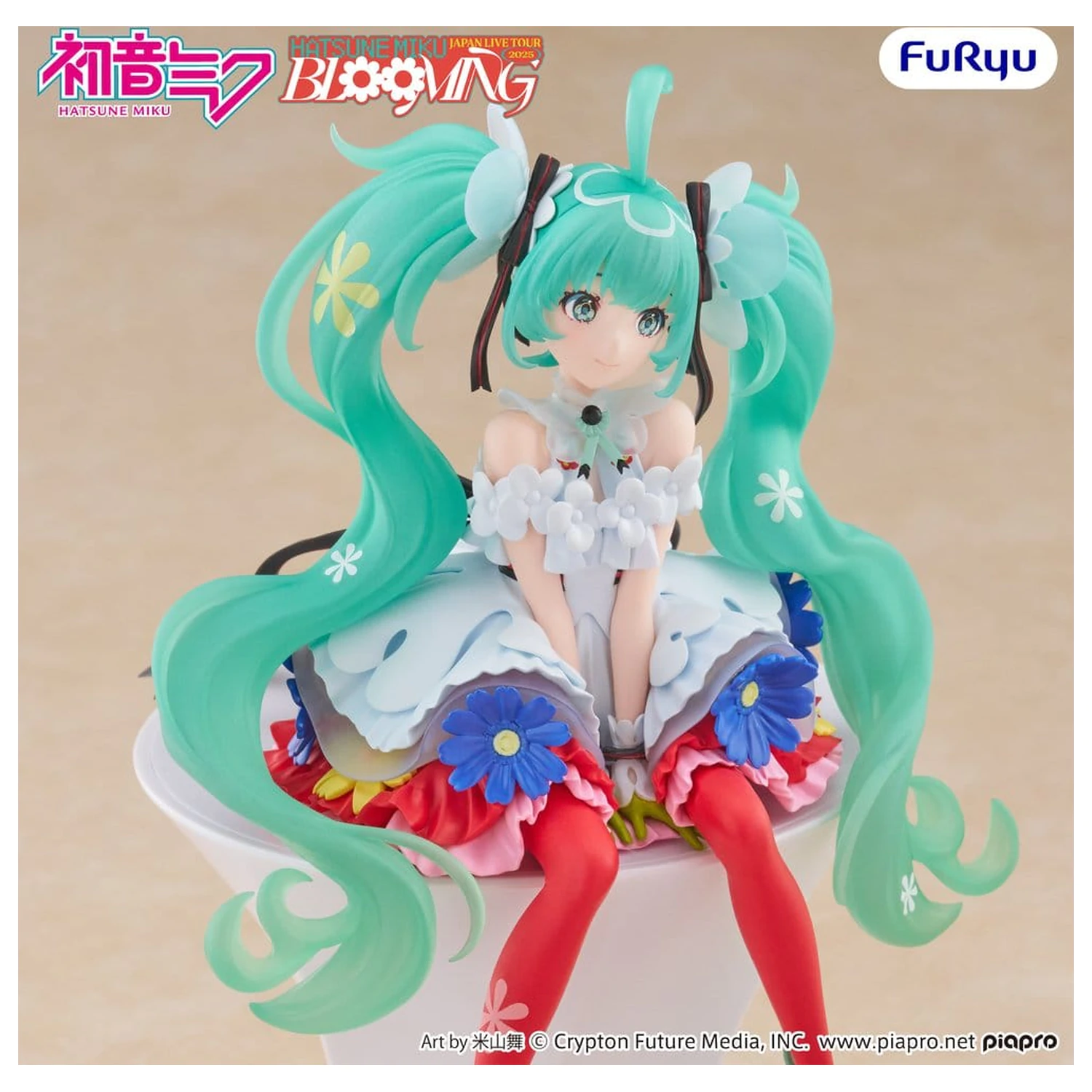 Hatsune Miku Noodle Stopper PVC Soška Hatsune Miku Japan Live Tour 2025 Blooming 14 cm fotografii produktu