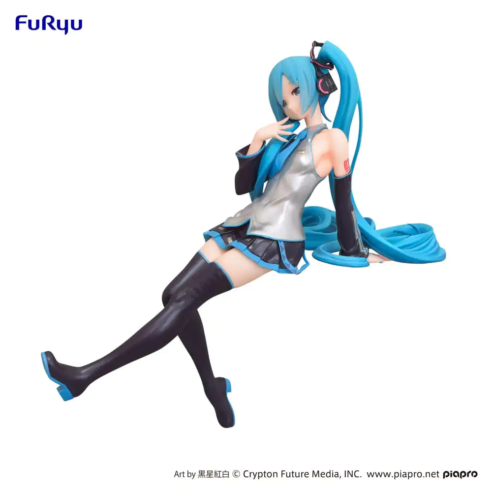 Hatsune Miku Noodle Stopper PVC Soška Kuroboshi Kouhaku Ver. (re-run) 14 cm fotografii produktu