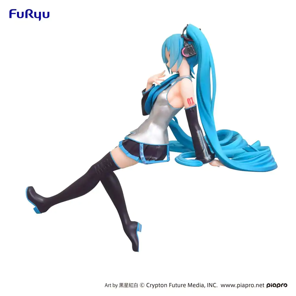 Hatsune Miku Noodle Stopper PVC Soška Kuroboshi Kouhaku Ver. (re-run) 14 cm fotografii produktu