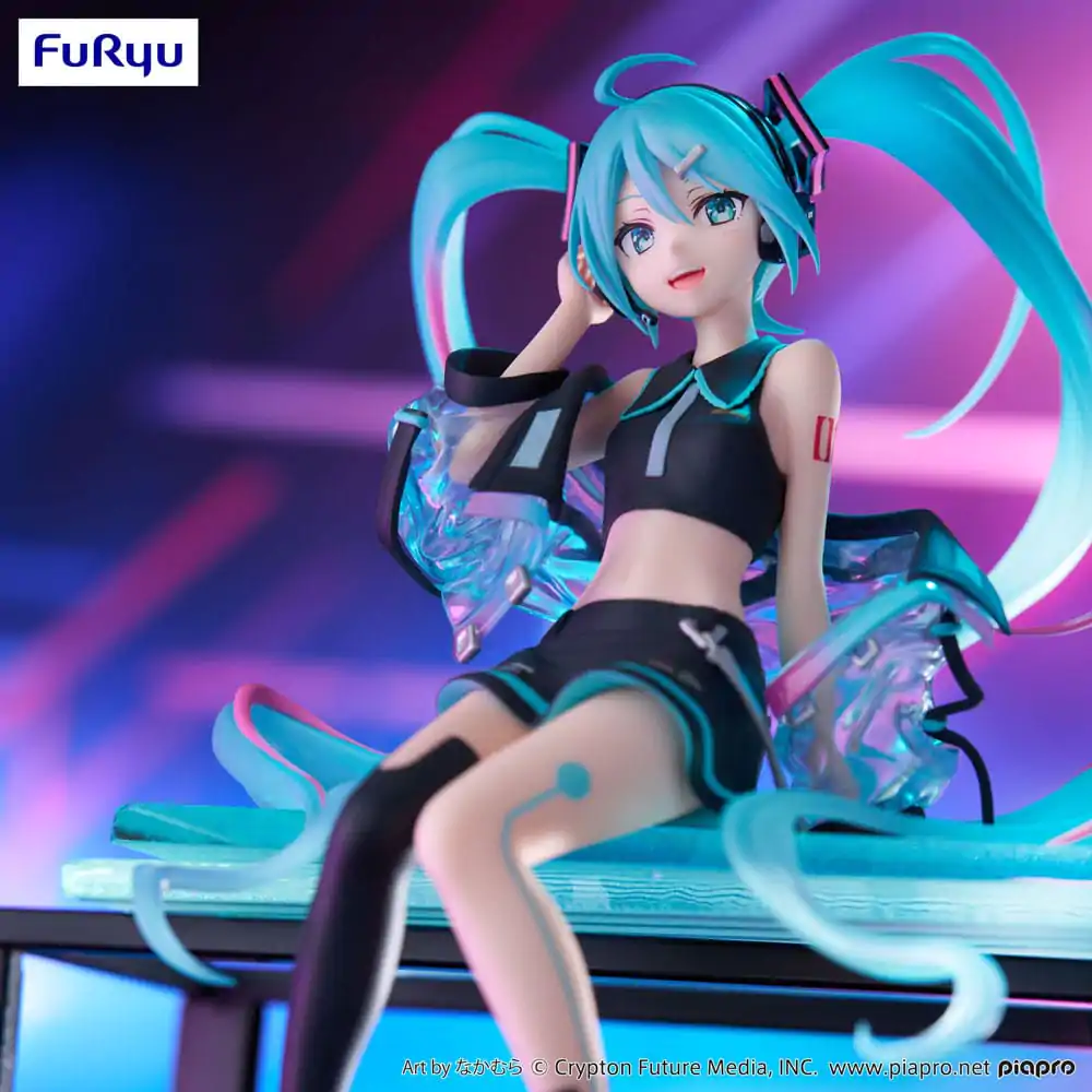 Hatsune Miku Noodle Stopper PVC Socha Neon Cyber 16 cm fotografii produktu