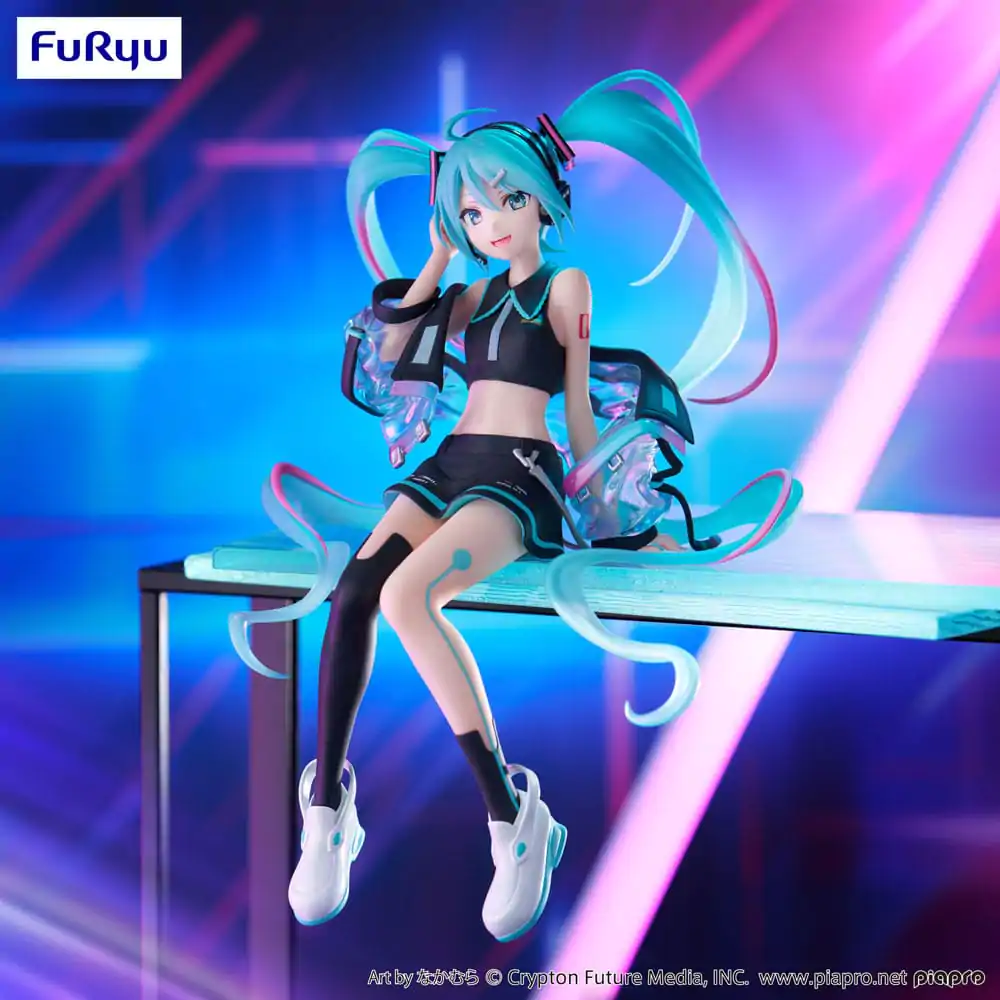 Hatsune Miku Noodle Stopper PVC Socha Neon Cyber 16 cm fotografii produktu