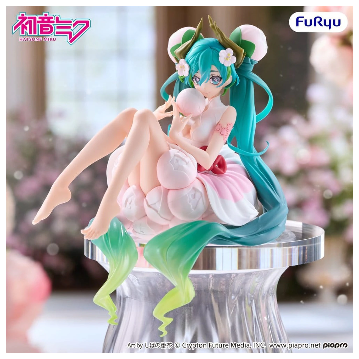 Hatsune Miku Noodle Stopper PVC figurka Květinová víla Bílá švestka 13 cm fotografii produktu