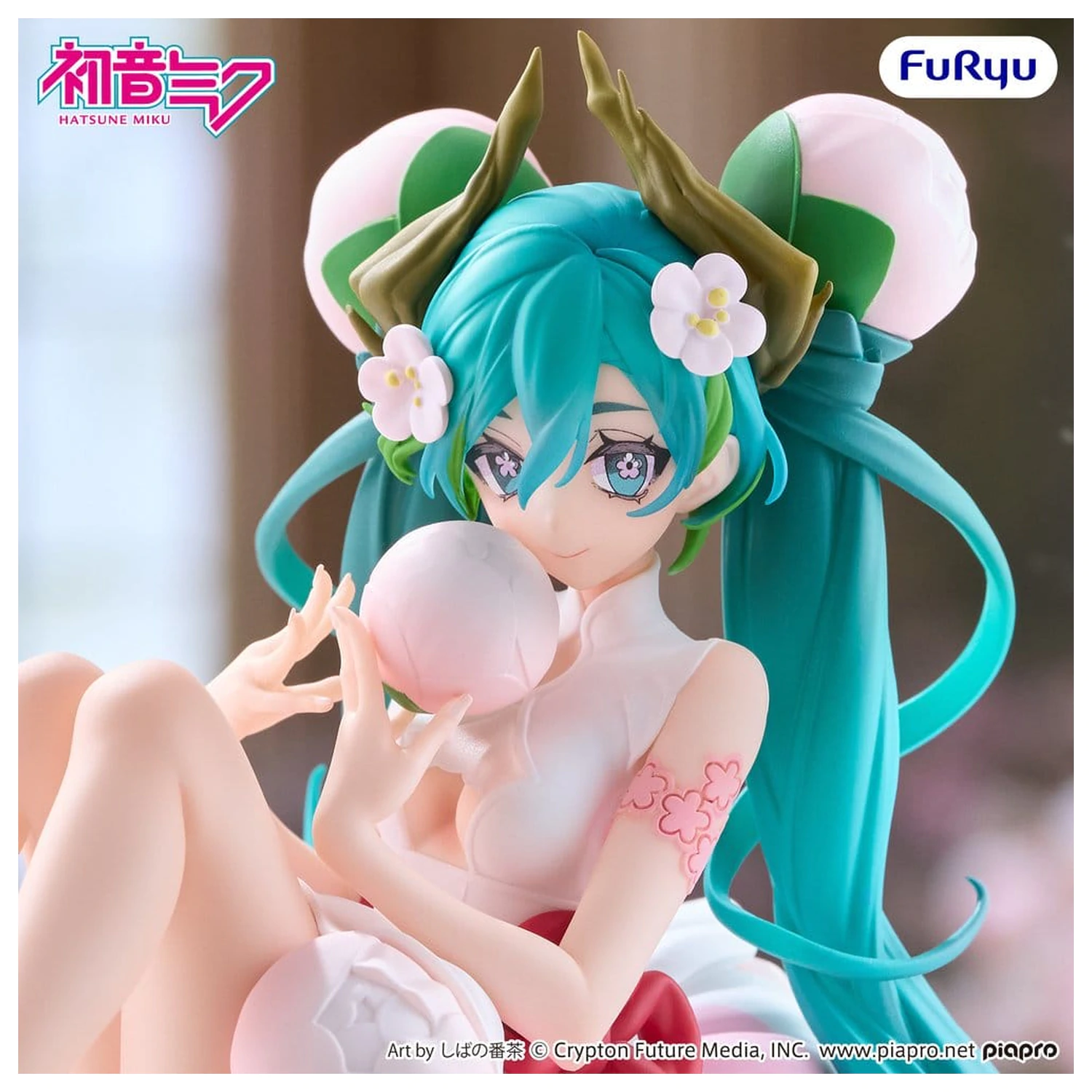 Hatsune Miku Noodle Stopper PVC figurka Květinová víla Bílá švestka 13 cm fotografii produktu