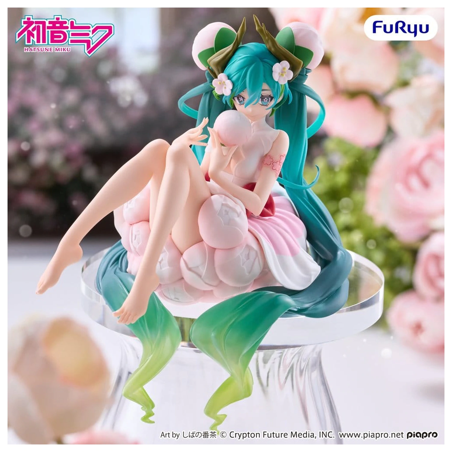 Hatsune Miku Noodle Stopper PVC figurka Květinová víla Bílá švestka 13 cm fotografii produktu